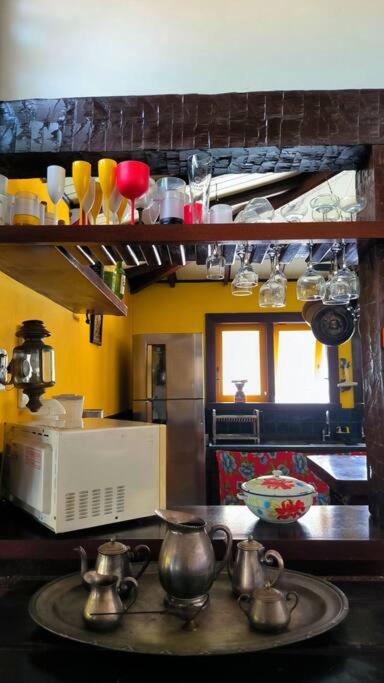 Casa rústica com piscina em Búzios na Villa Geriba