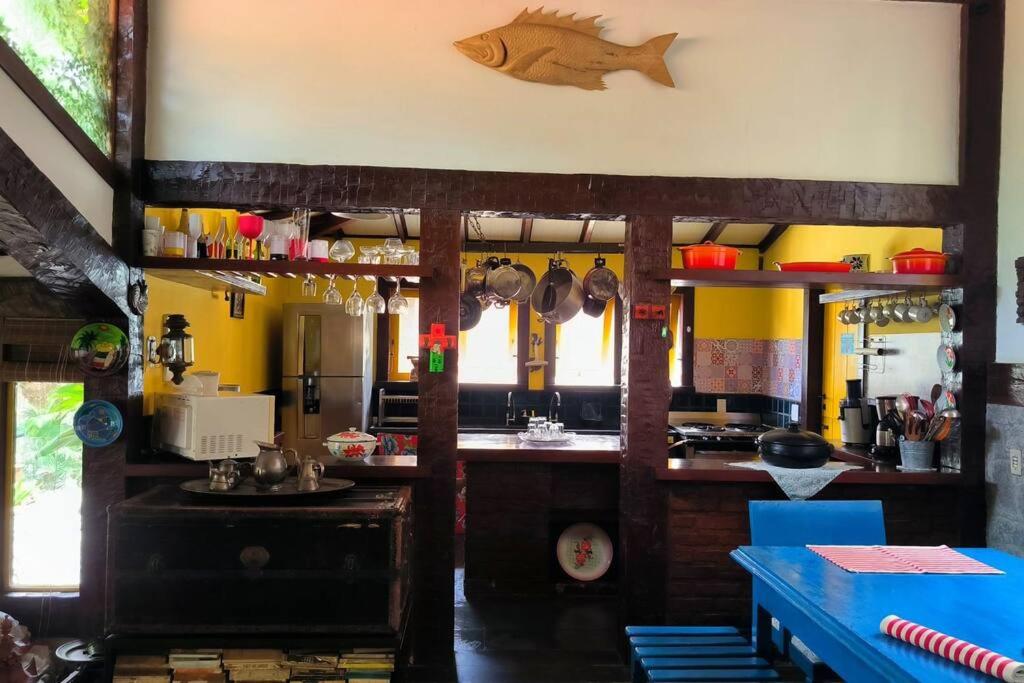 Casa rústica com piscina em Búzios na Villa Geriba