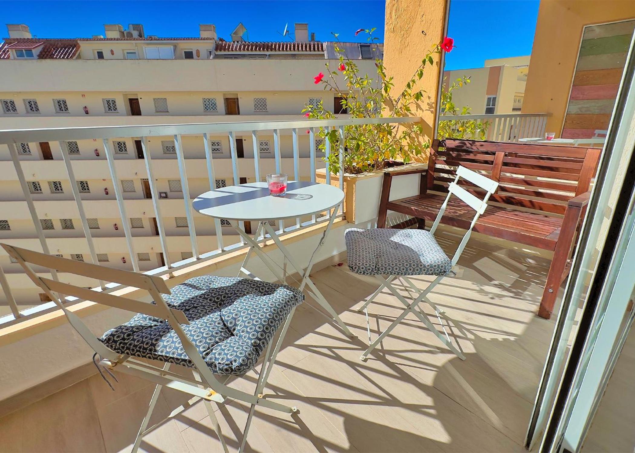 Great studio Beachfront Marbella center Neptuno building Ninth floor view 4