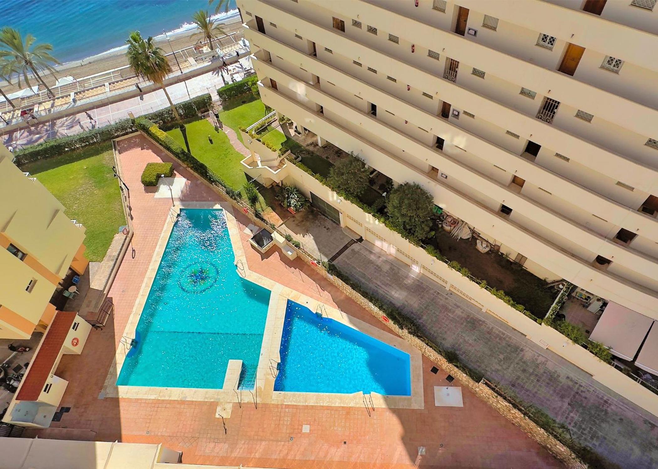 Great studio Beachfront Marbella center Neptuno building Ninth floor view 5