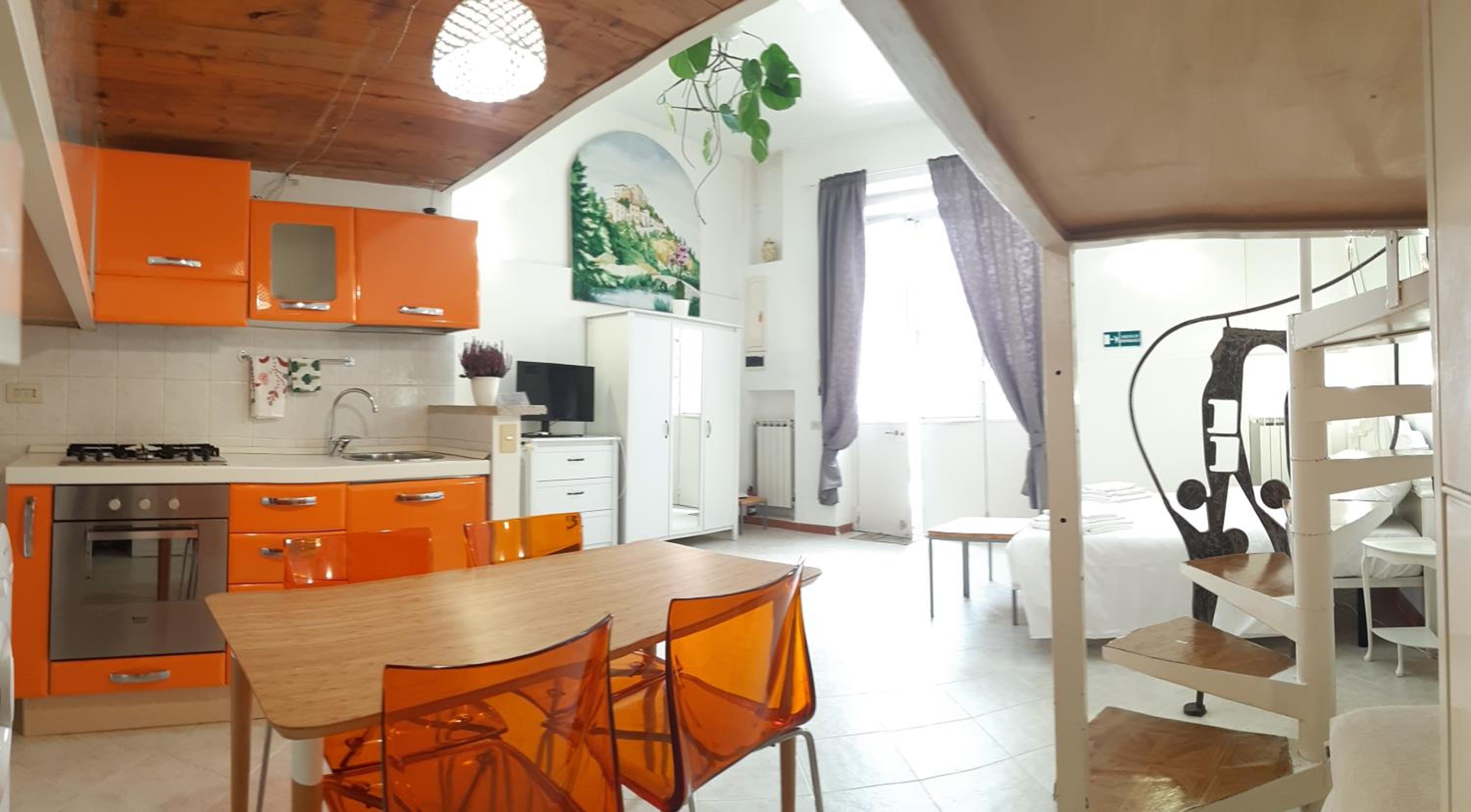 Termini Loft en Rome — kitchen