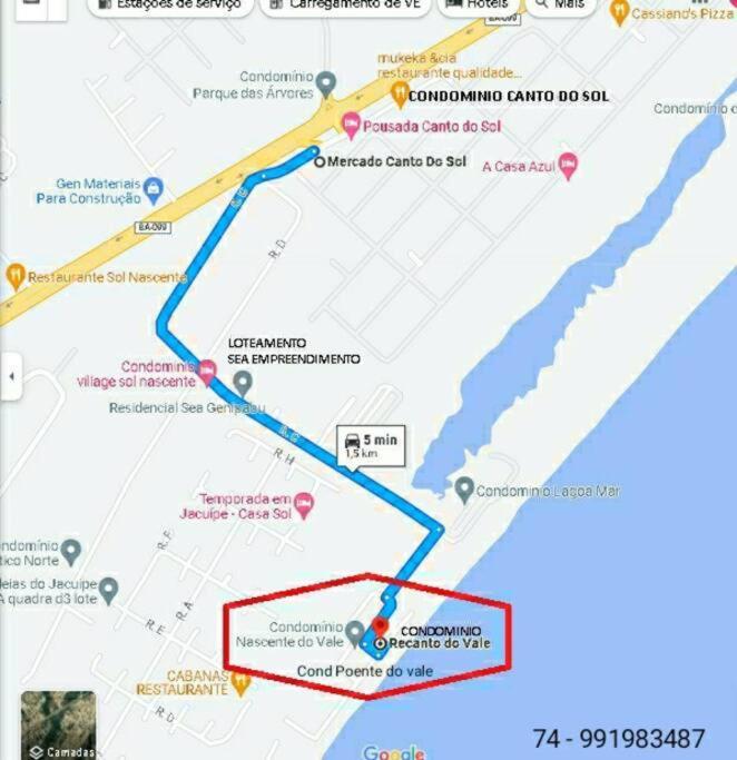 Linda casa beira mar com piscina privativa próximo a Guarajuba