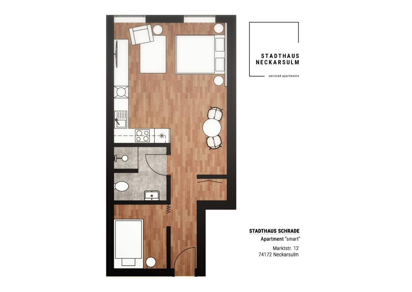 Stadthaus Neckarsulm serviced apartments - Stadthaus Schrade