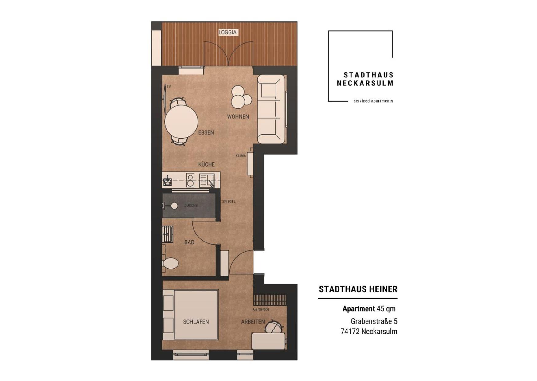 Stadthaus Neckarsulm serviced apartments – Stadthaus Heiner