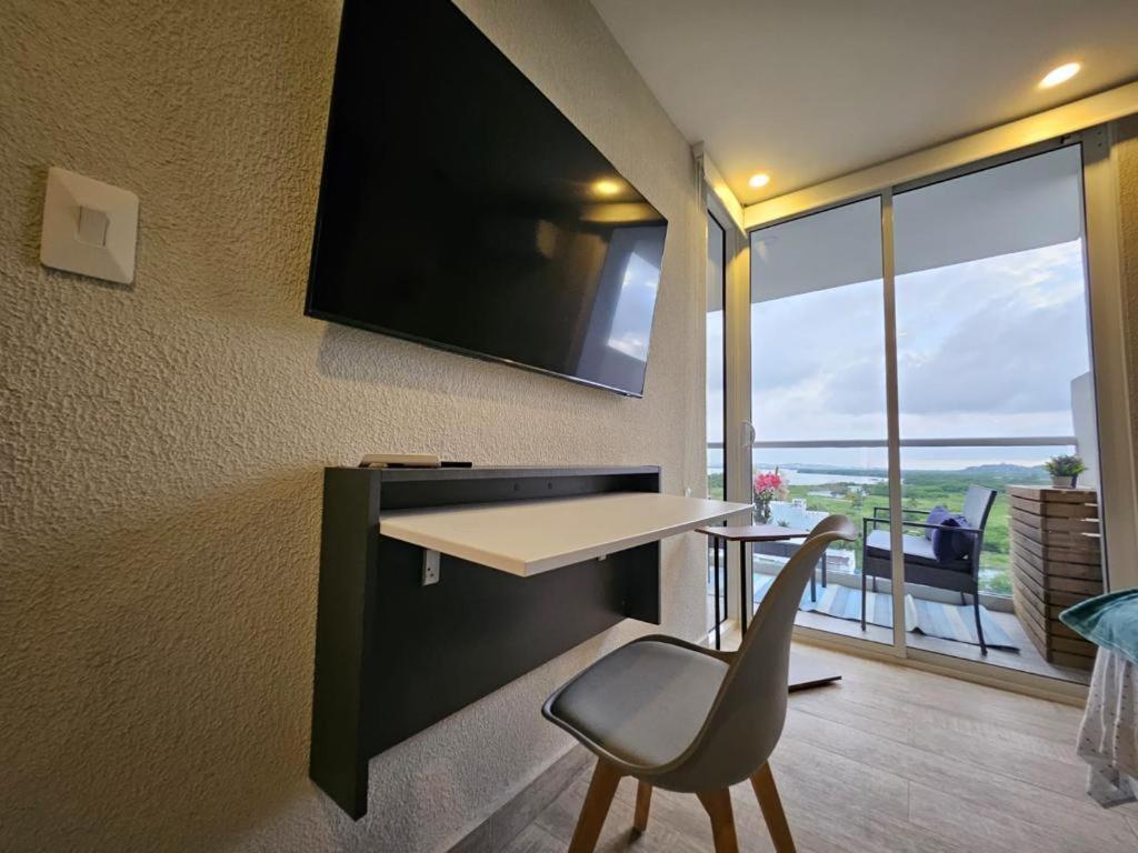 Apartamento con jacuzzi privado, vista al mar, sector exclusivo
