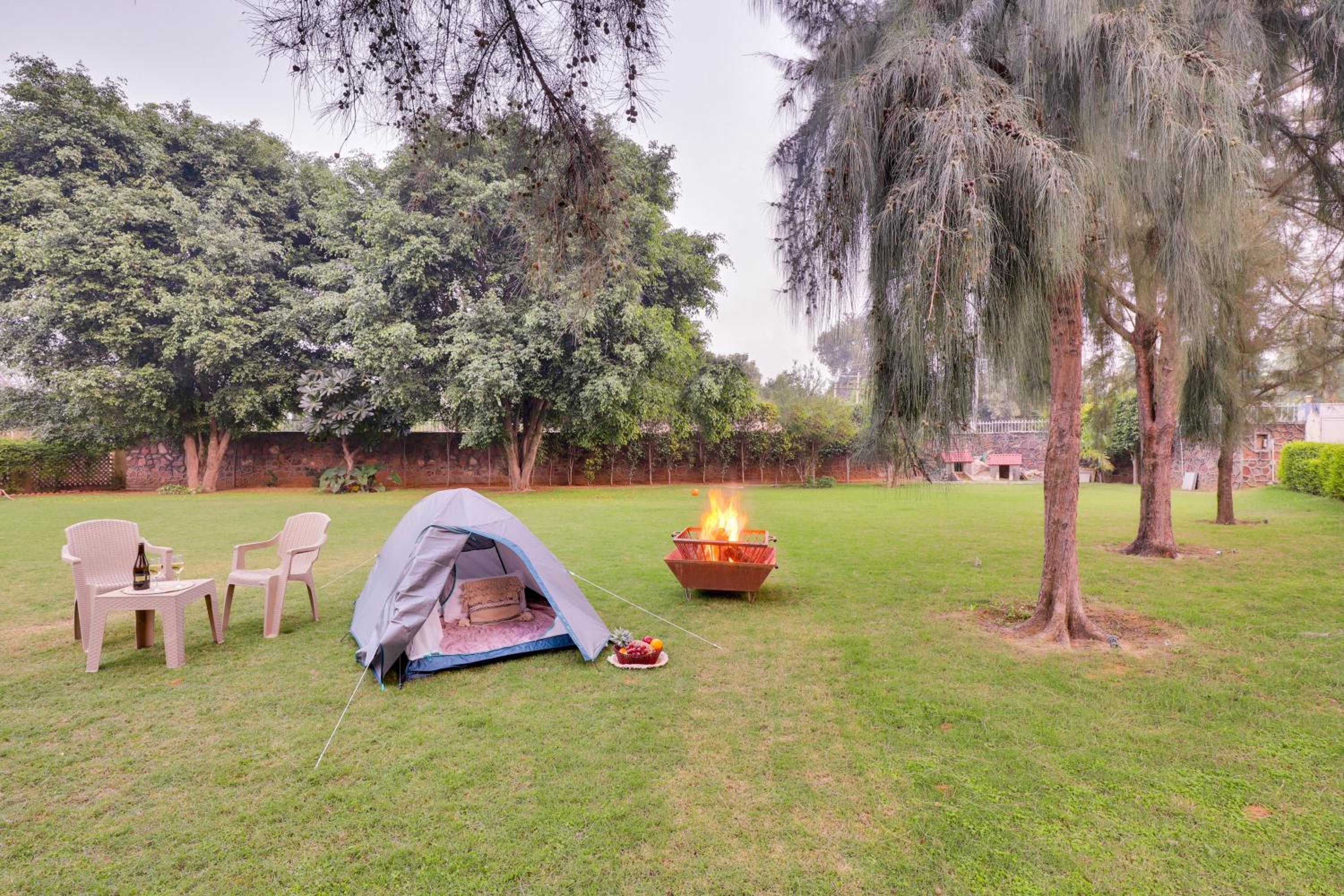 Alaya Stays 4BHK Farmhouse with Pvt Pool & Garden - Manesar view 5