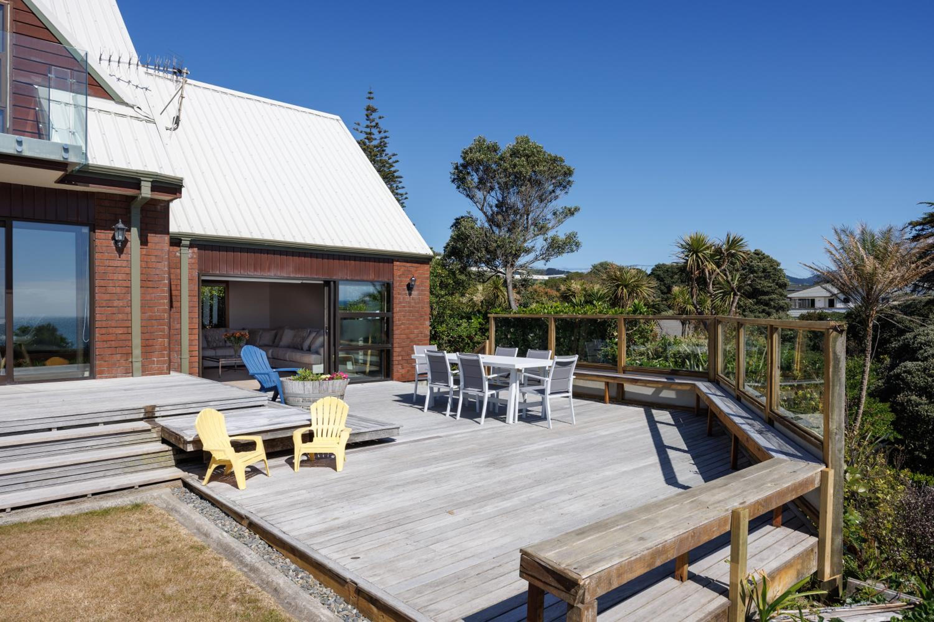 Absolute Beachfront Holiday Home With Private Beach Access To Swim Beach Spectacular Sunsets view 2