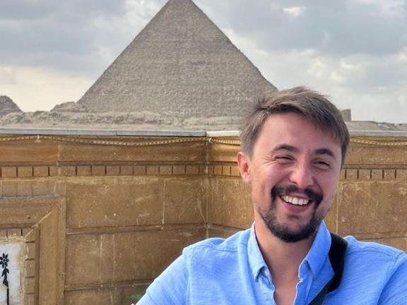 Blue moon pyramids view