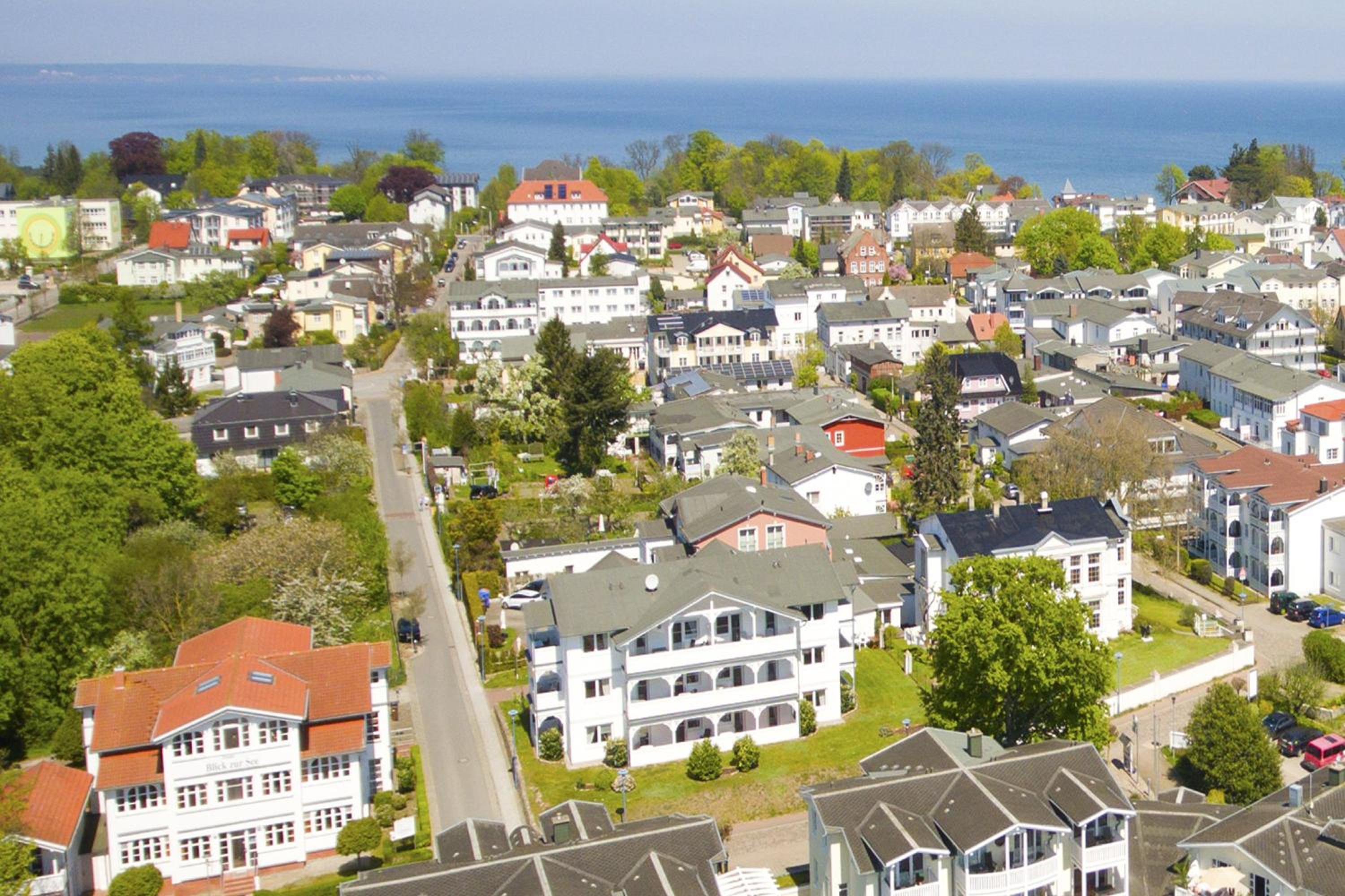 traumhafter Meerblick, schicke Ferienwohnung mit Balkon - Villa Fernsicht FeWo 10