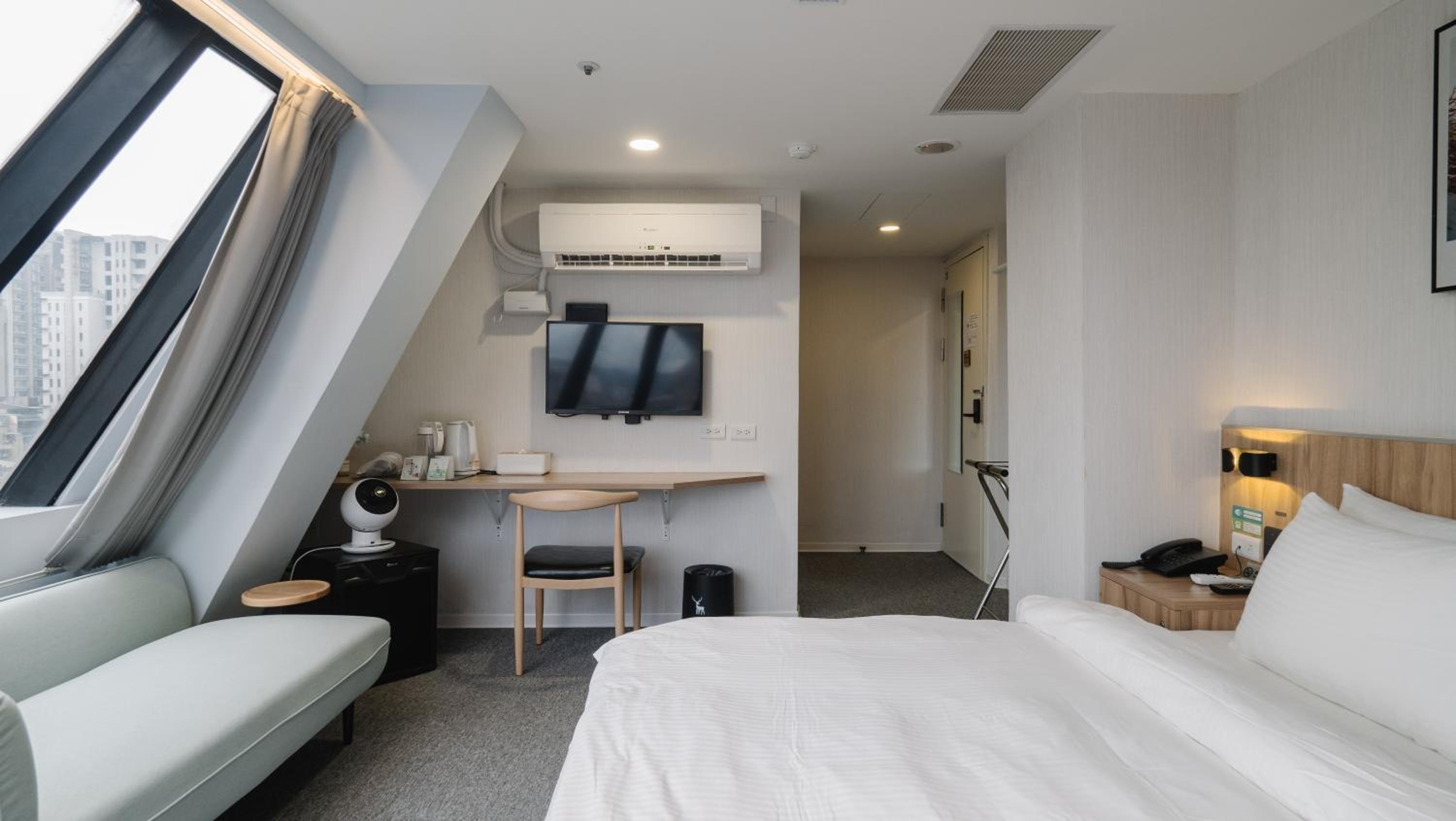 Hotel attic