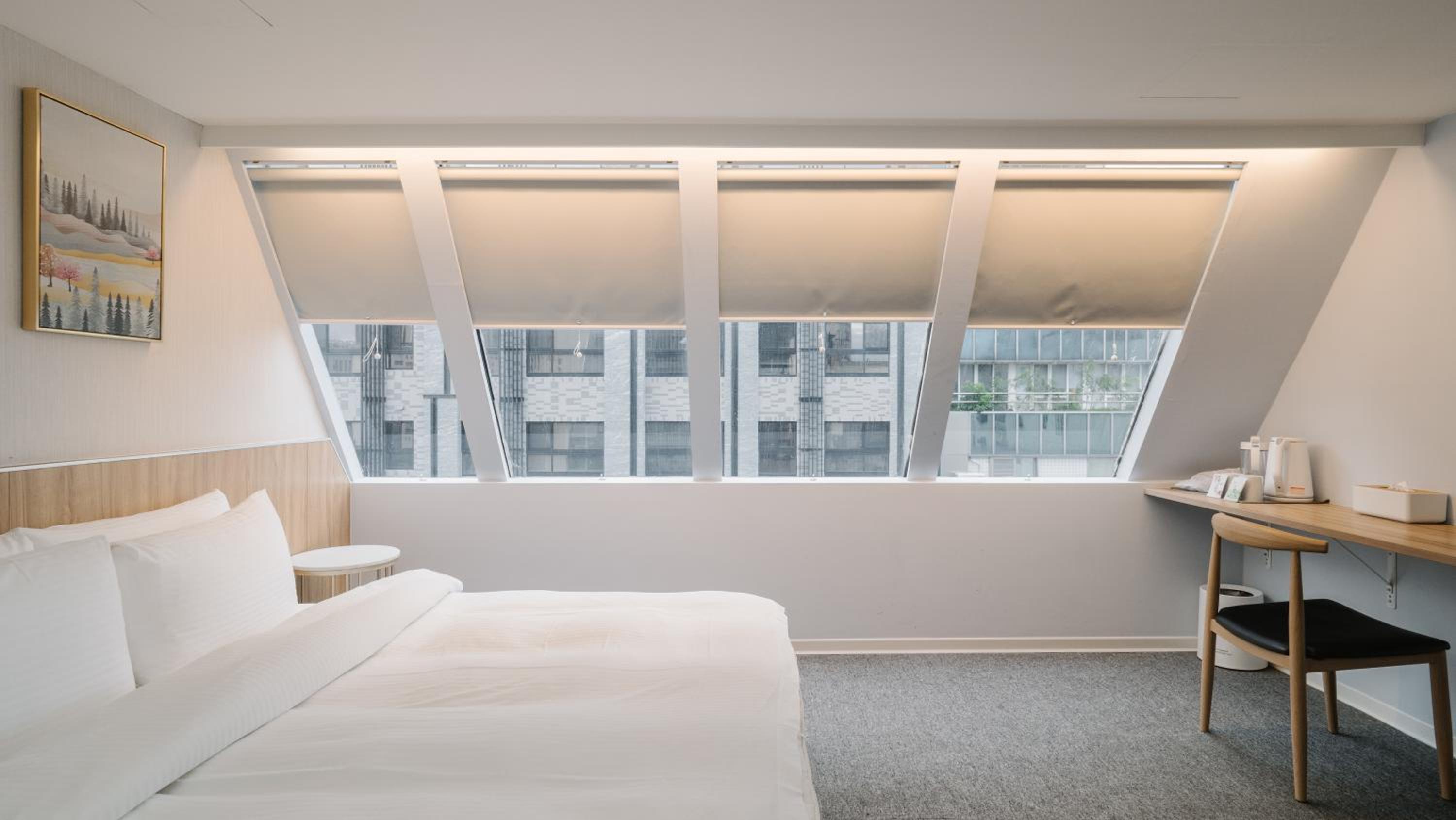 Hotel attic