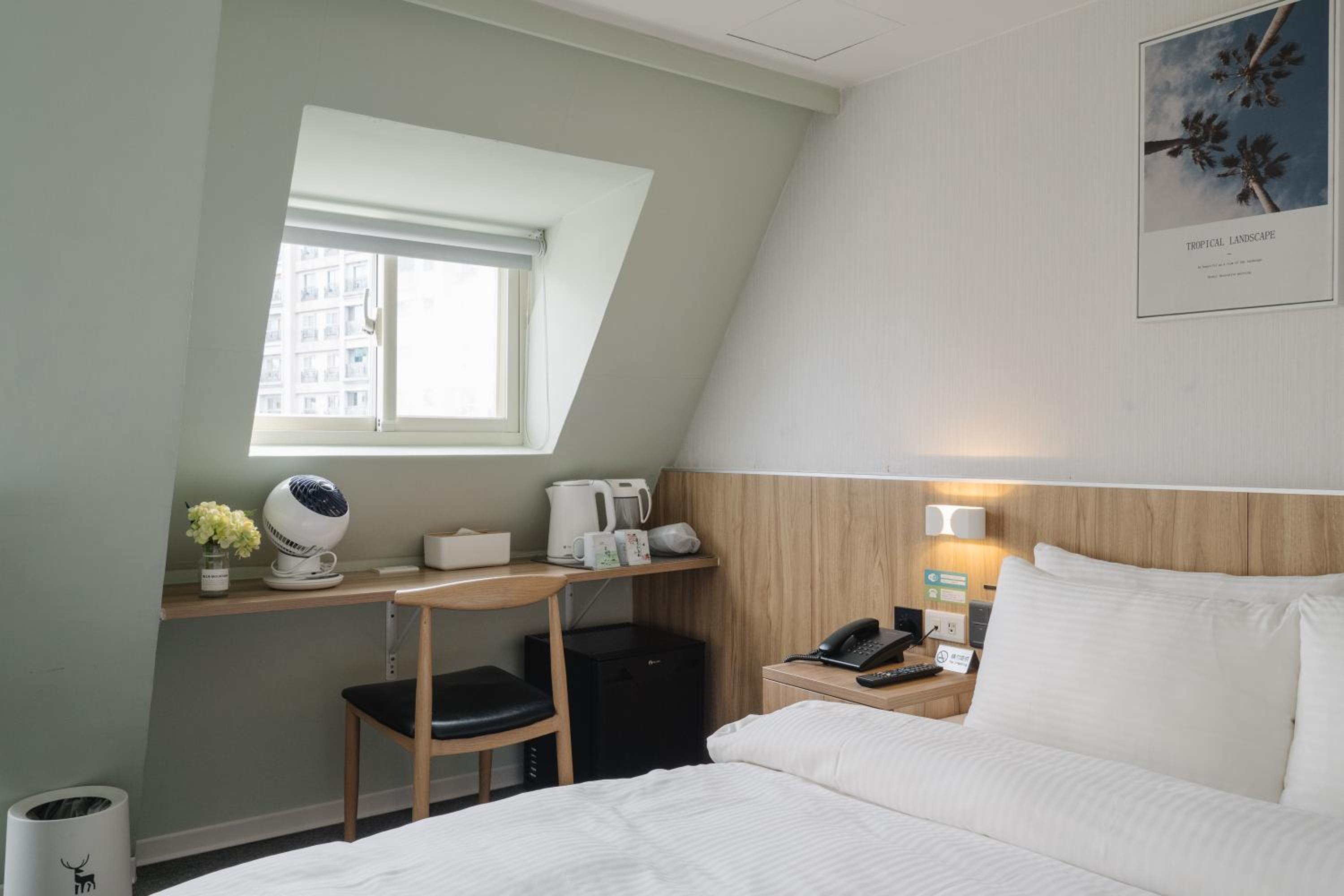 Hotel attic