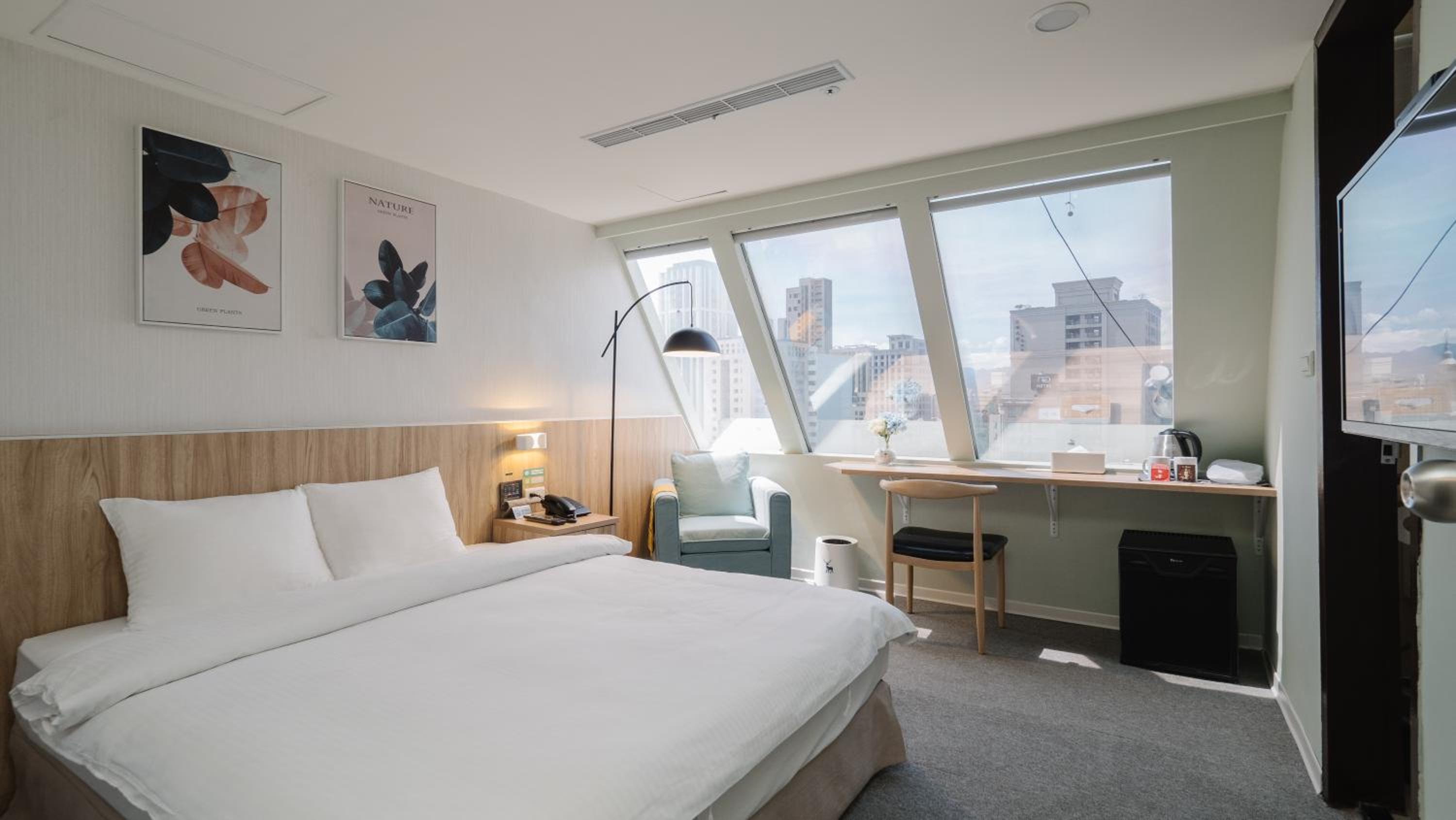 Hotel attic