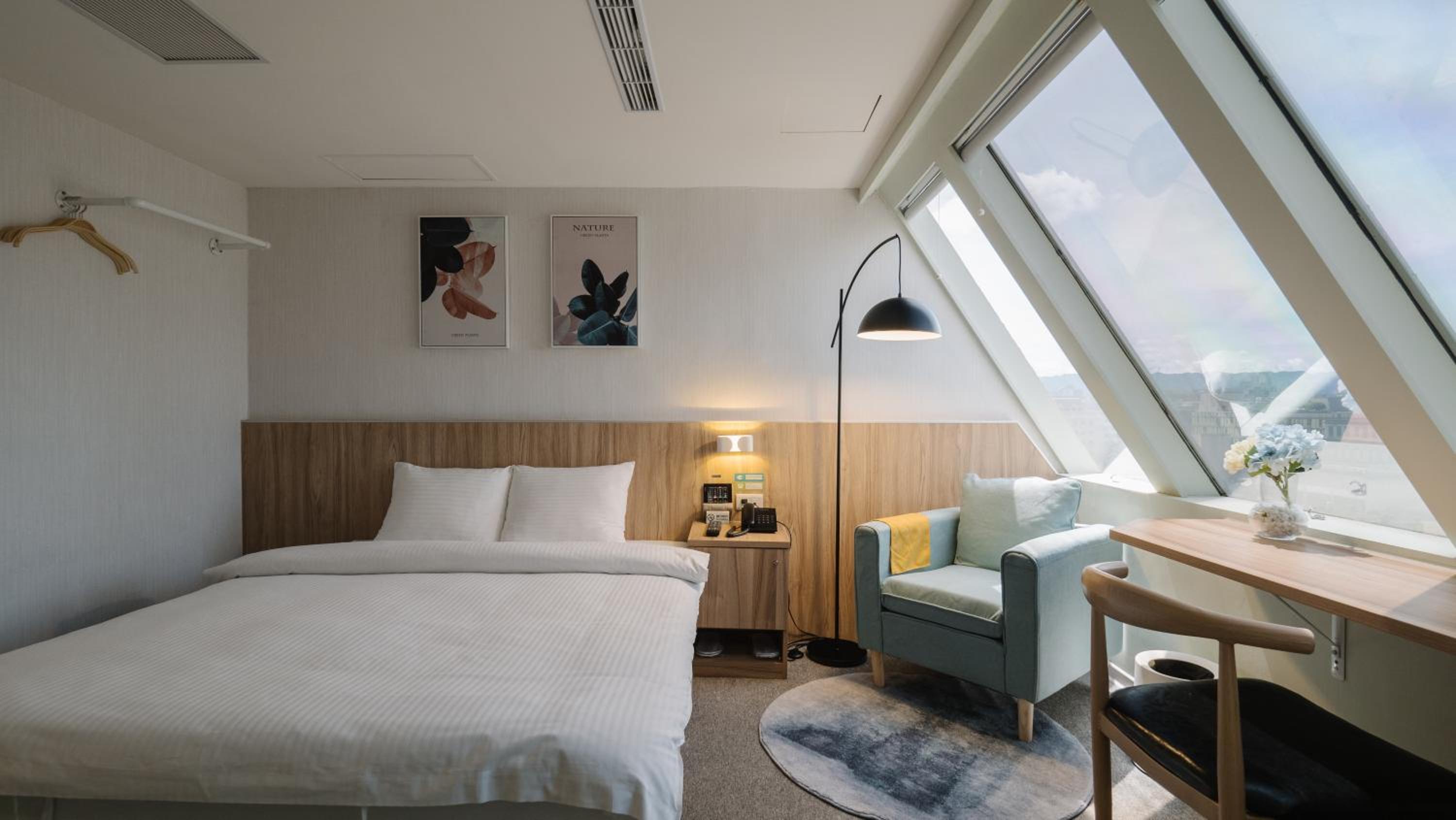 Hotel attic