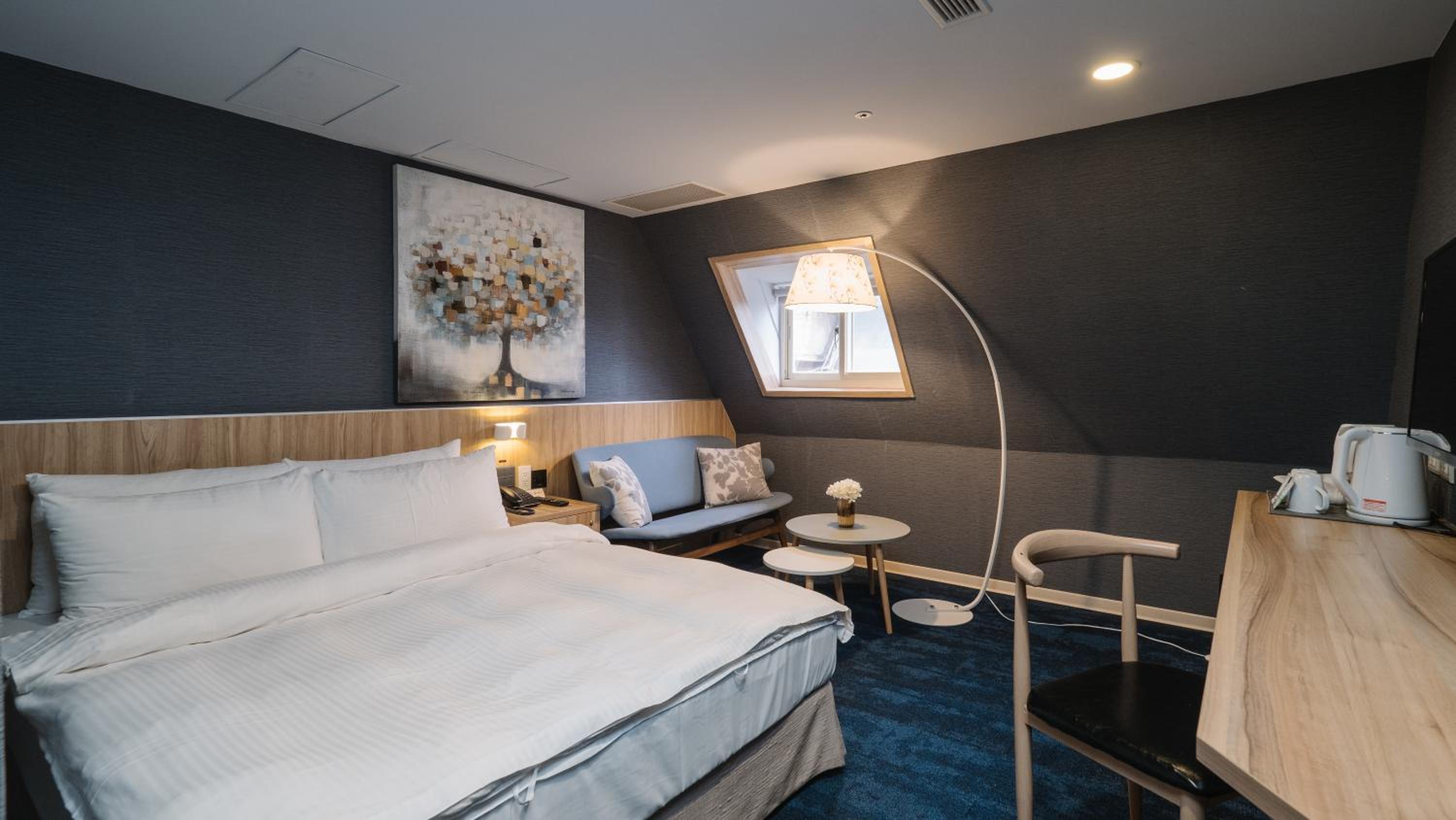 Hotel attic