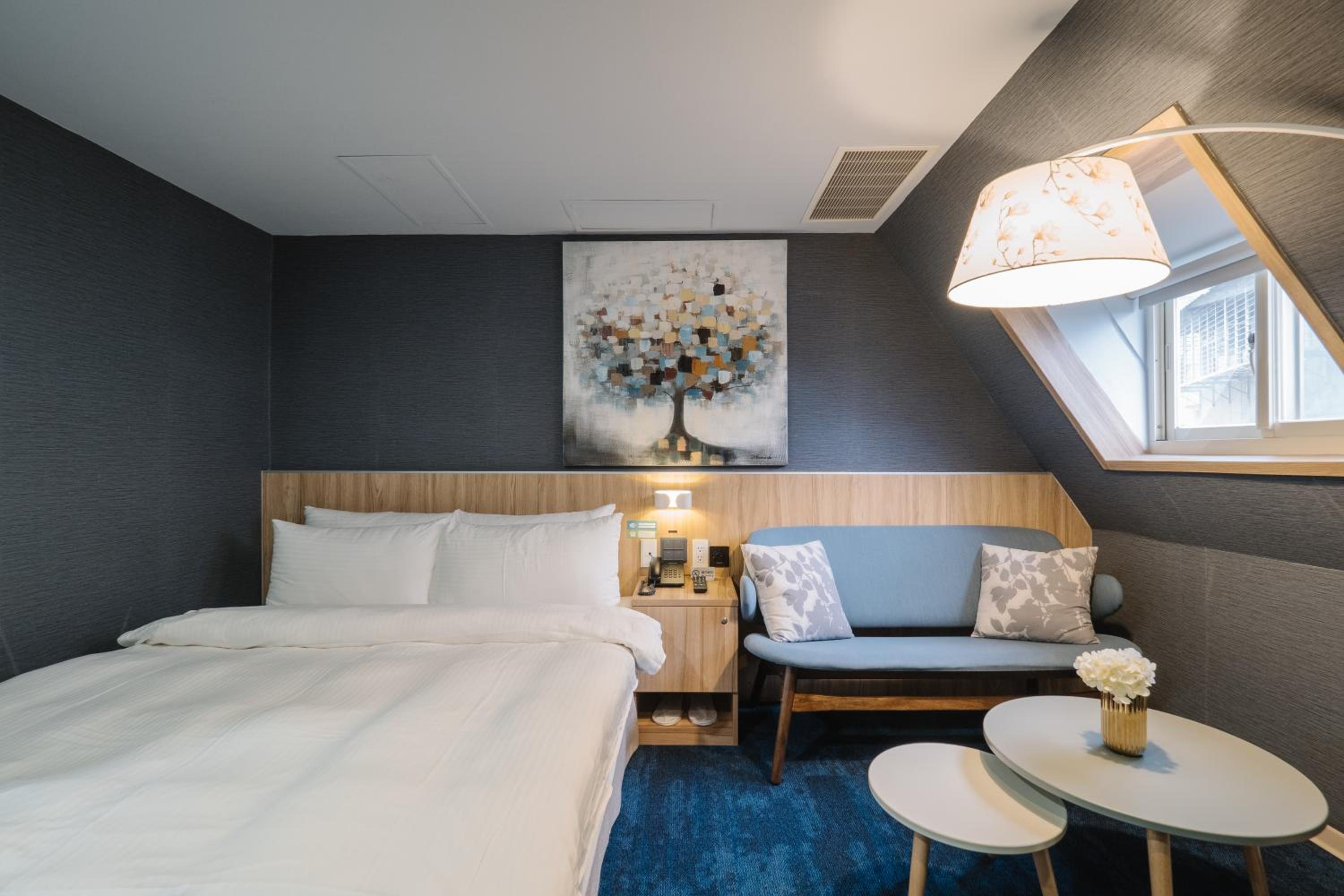 Hotel attic