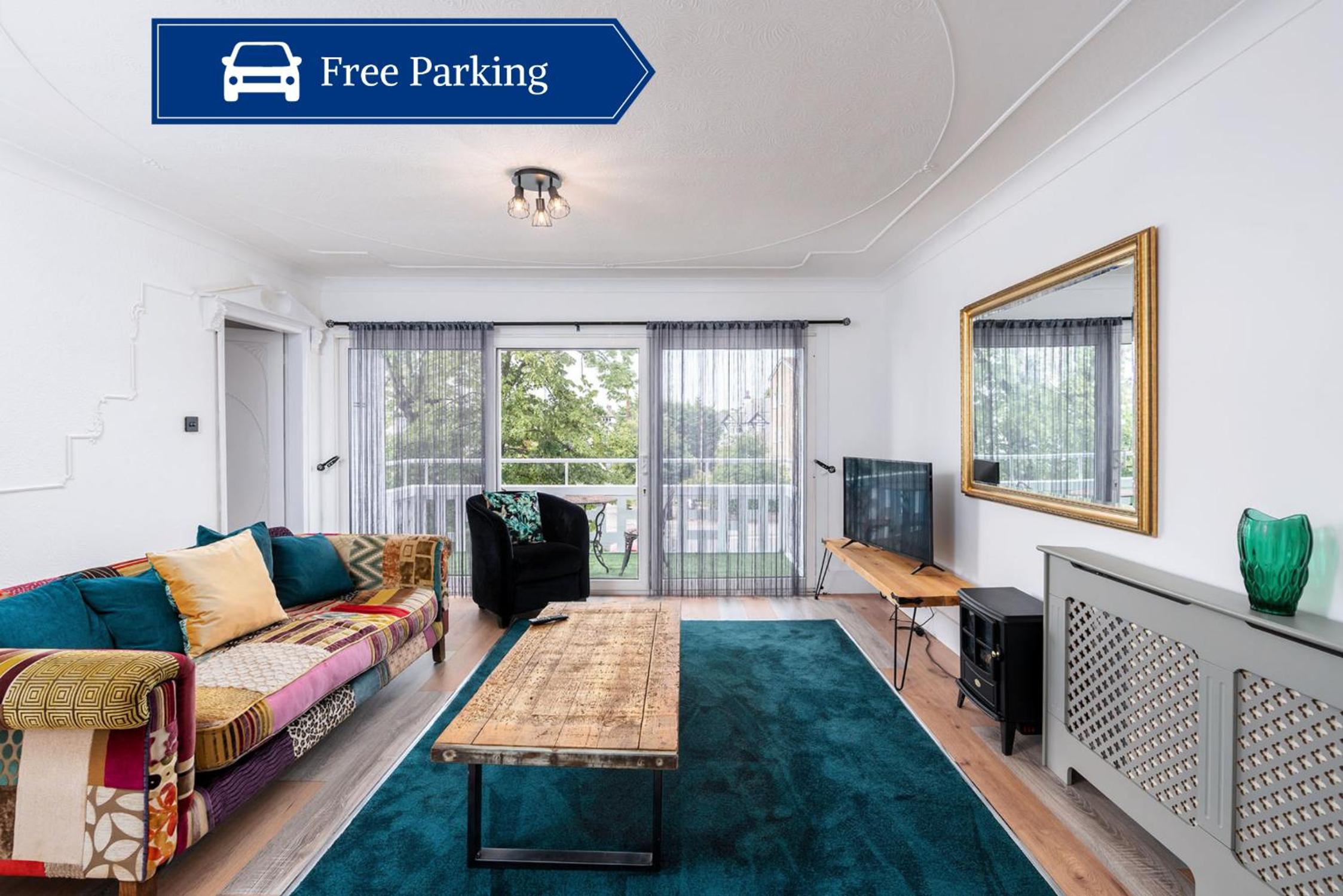 Chic 3 BR Home with Balcony & Free Parking view 4
