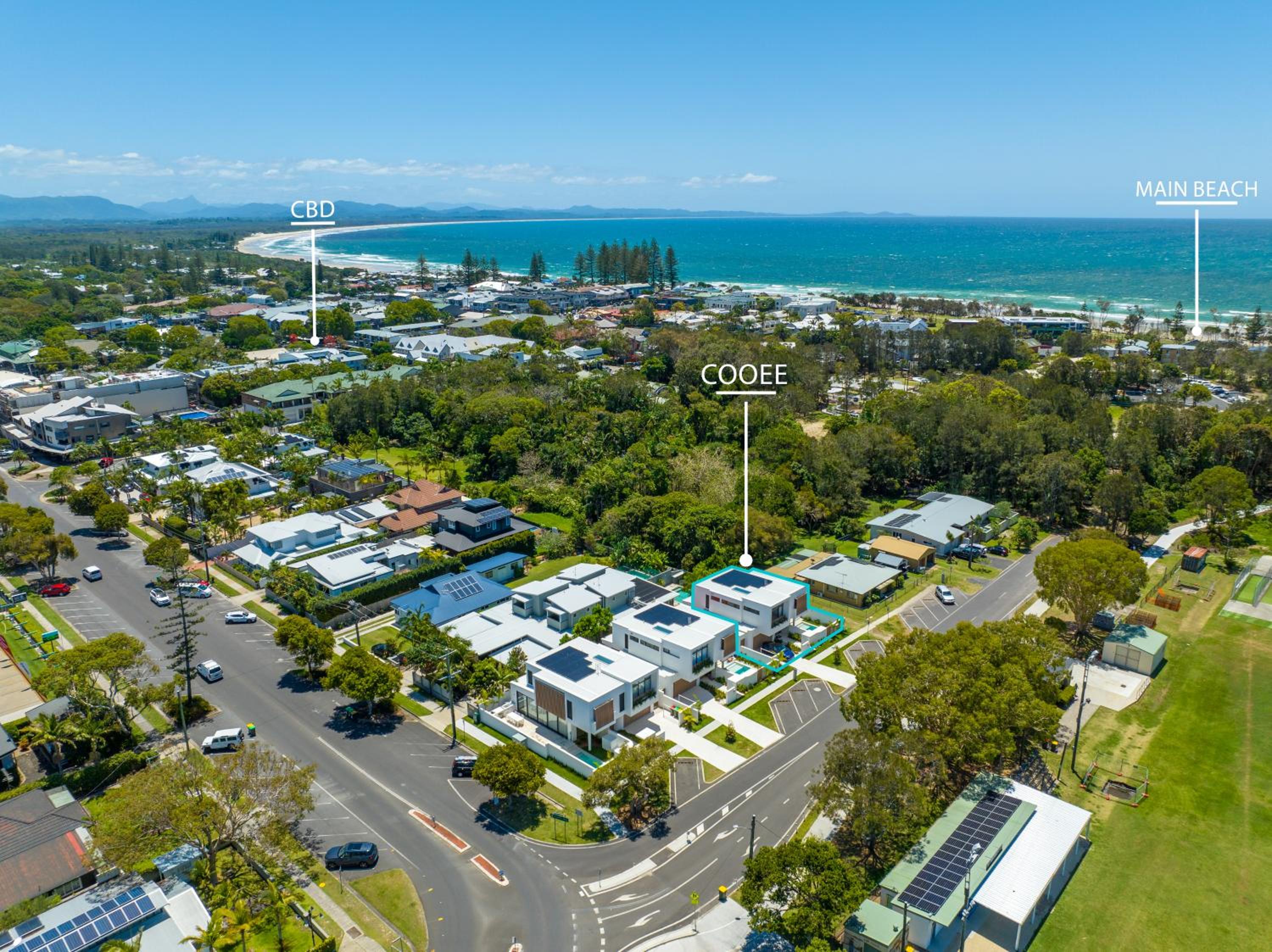 Cooee -Brand new with private pool 350m to beach!