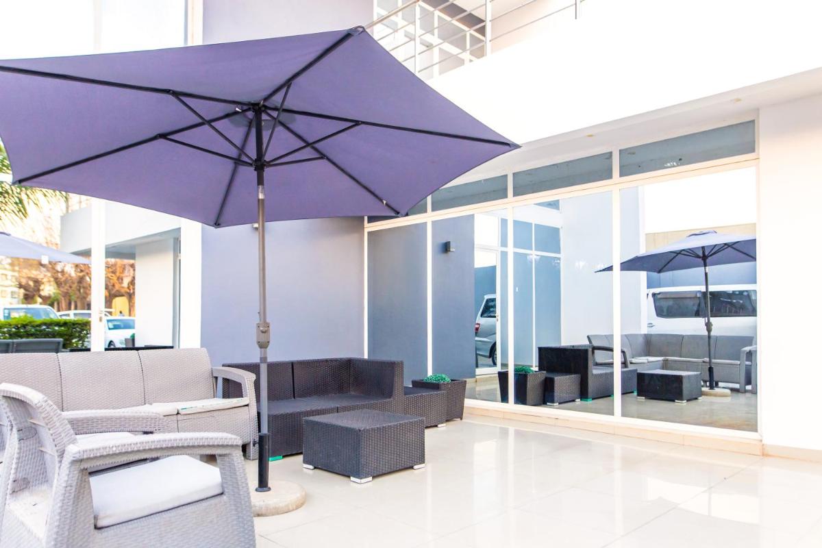 outdoor BBQ area