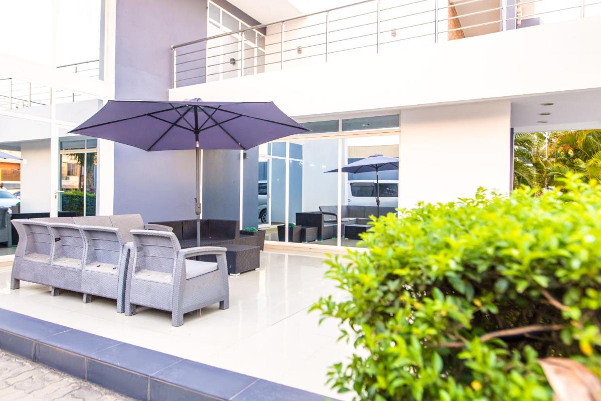 outdoor BBQ area