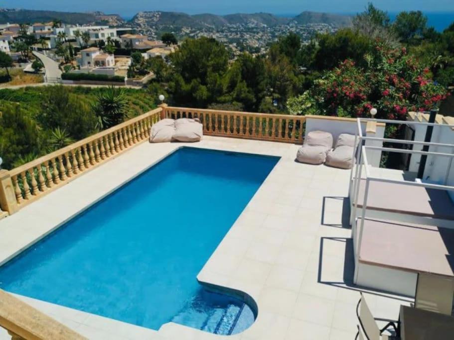 Luxury Four Bedroom Moraira Villa with Heated Pool