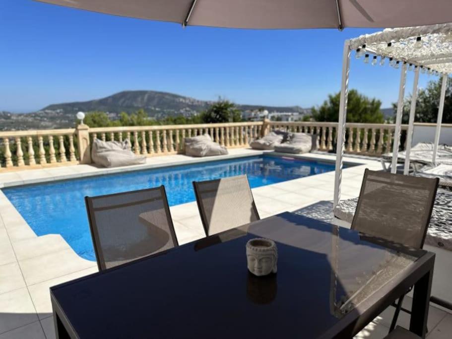 Luxury Four Bedroom Moraira Villa with Heated Pool