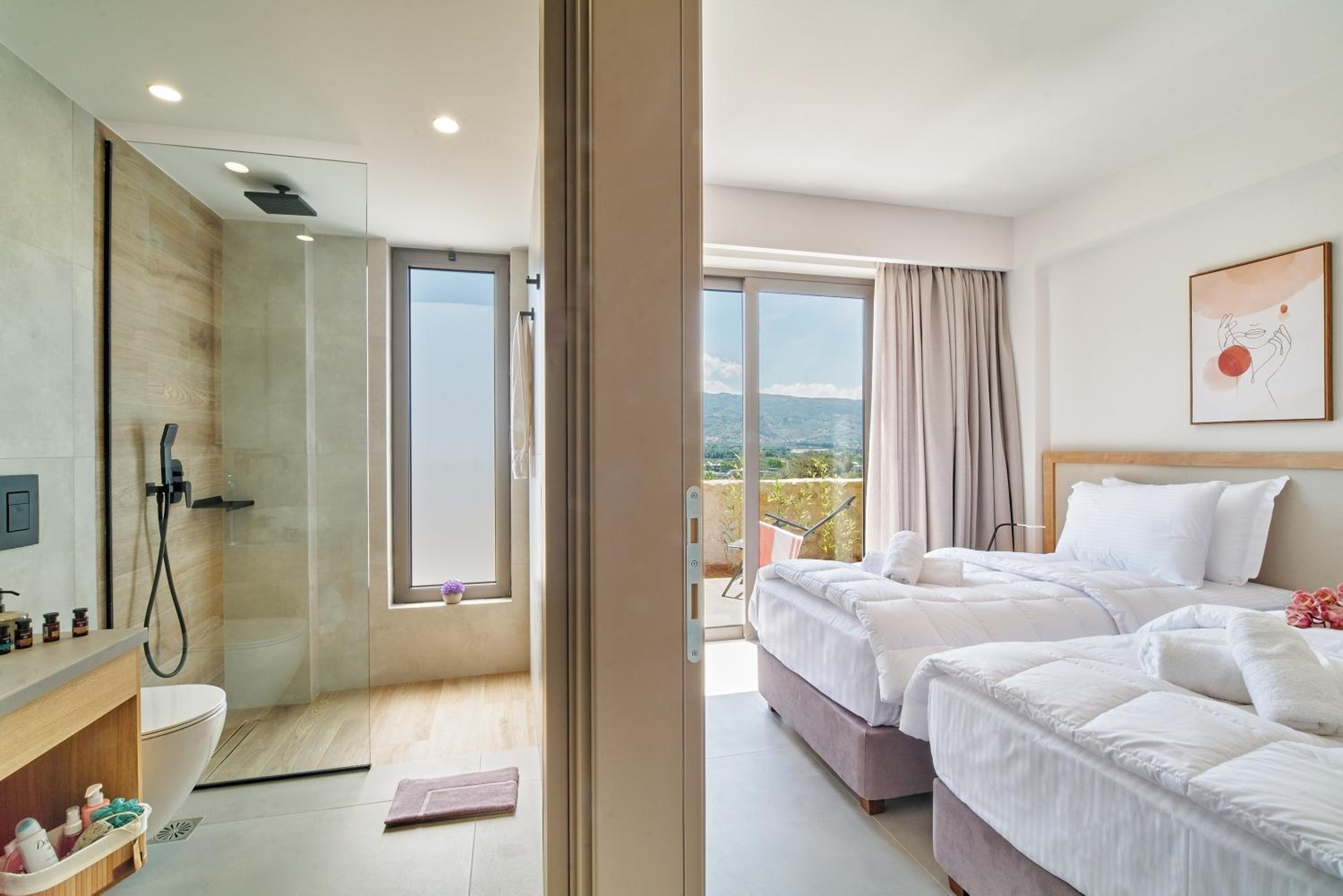Thearia villa I - seaview , private heated pool & jacuzzi