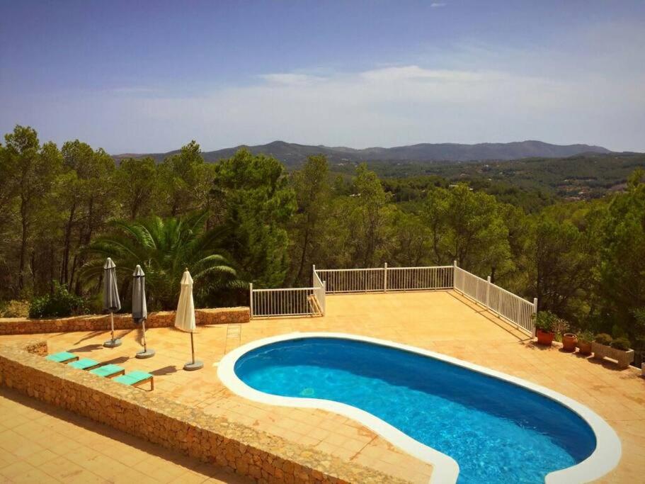 beautiful views with pool in ibiza