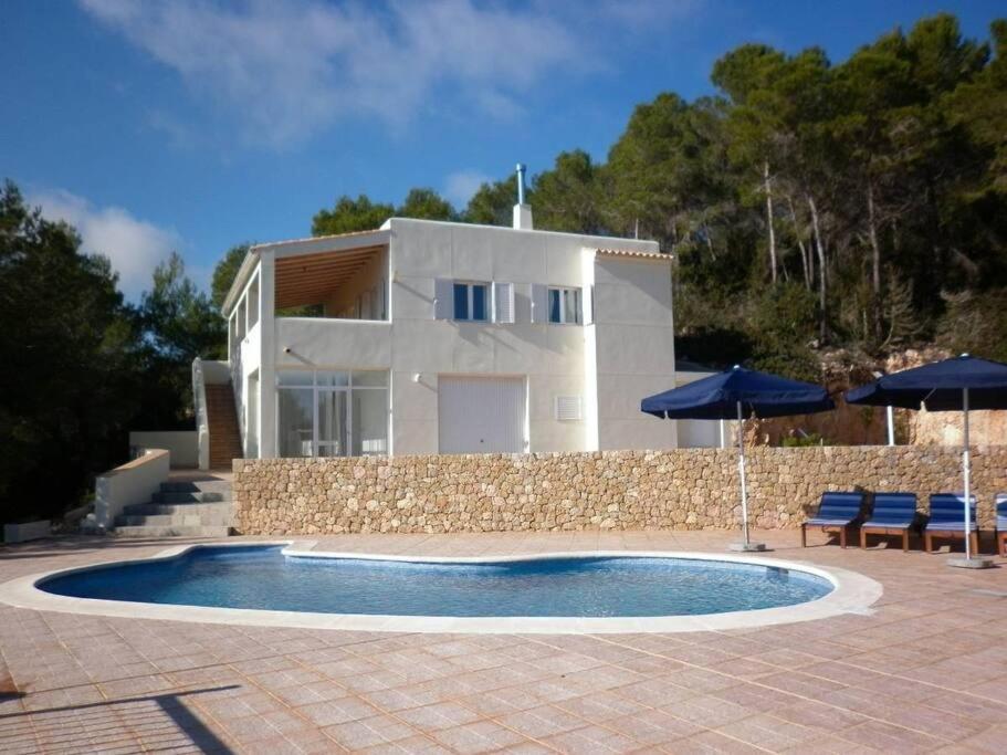 beautiful views with pool in ibiza