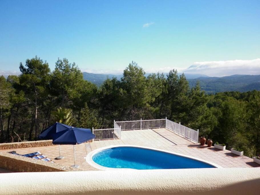 beautiful views with pool in ibiza