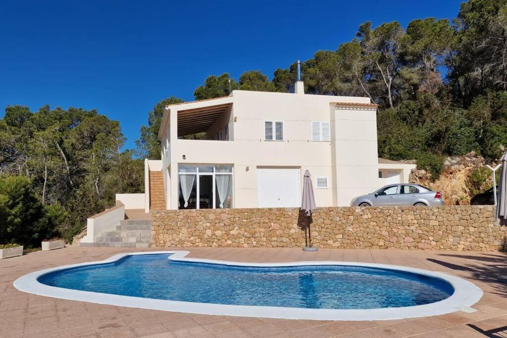 beautiful views with pool in ibiza