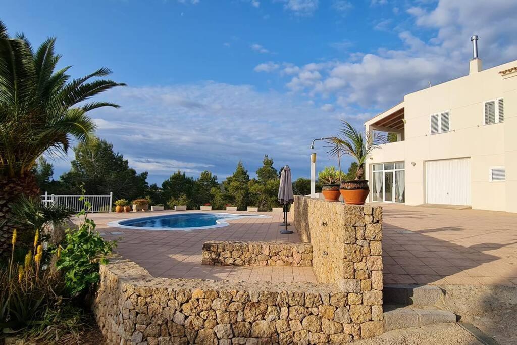 beautiful views with pool in ibiza