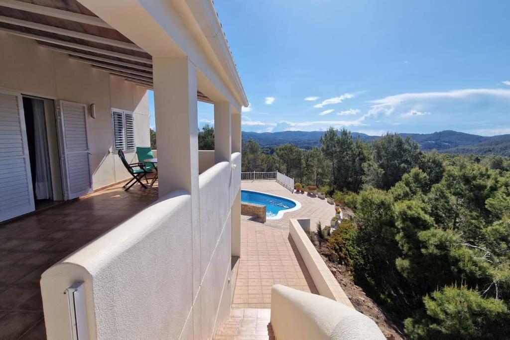 beautiful views with pool in ibiza