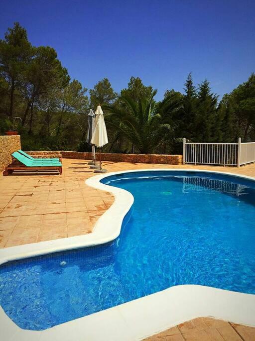 beautiful views with pool in ibiza