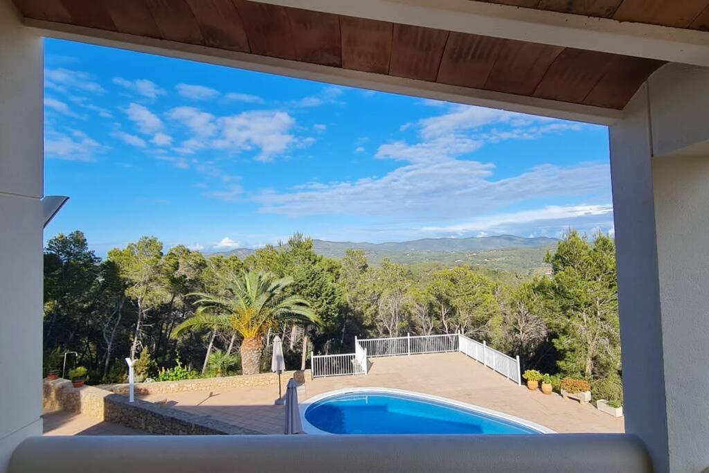 beautiful views with pool in ibiza