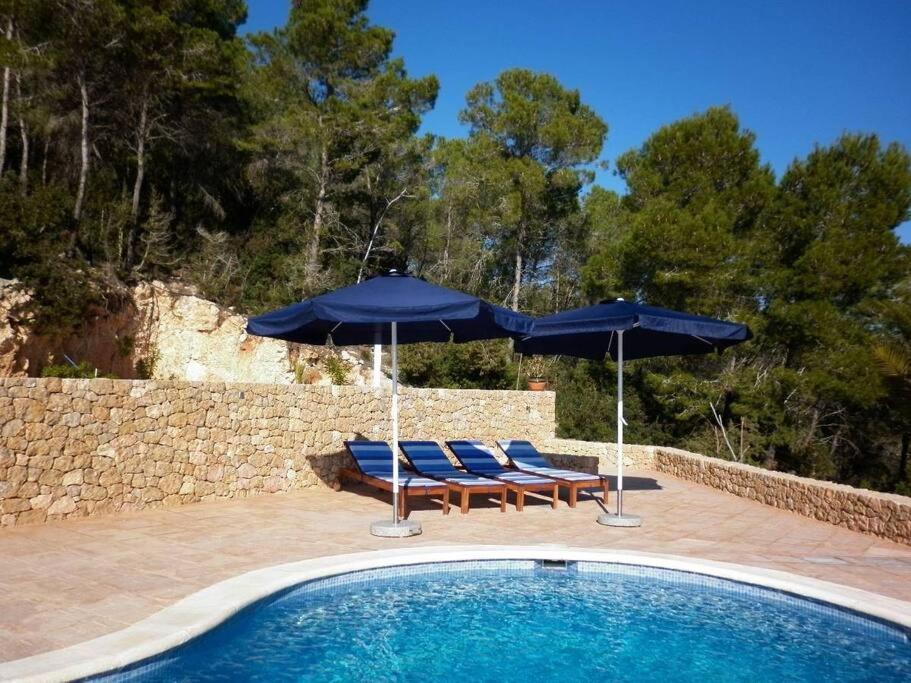 beautiful views with pool in ibiza