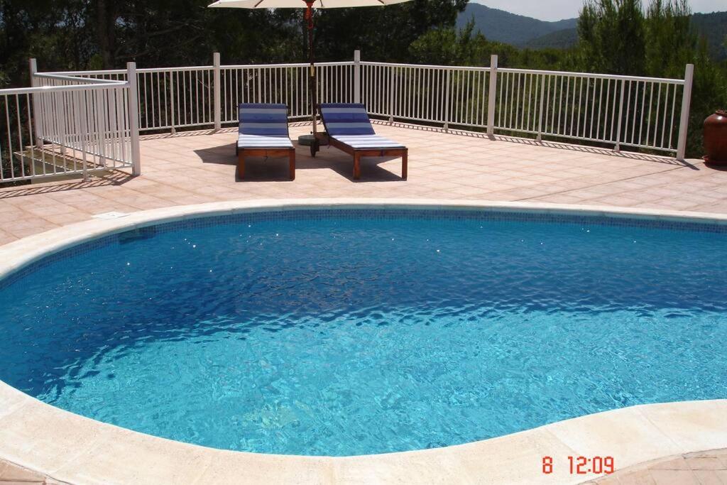 beautiful views with pool in ibiza