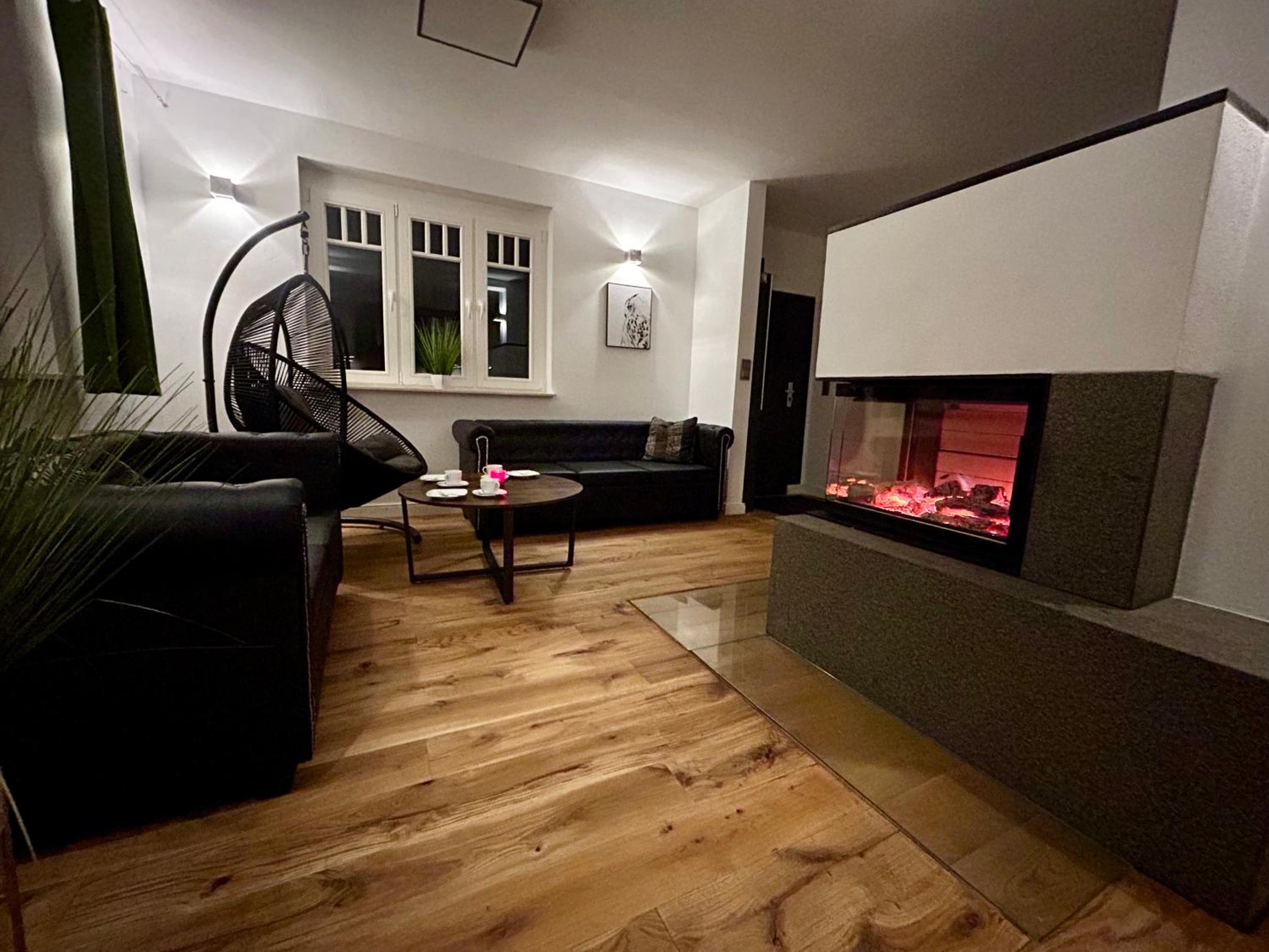 Ferienhaus im Grünen mit Kamin