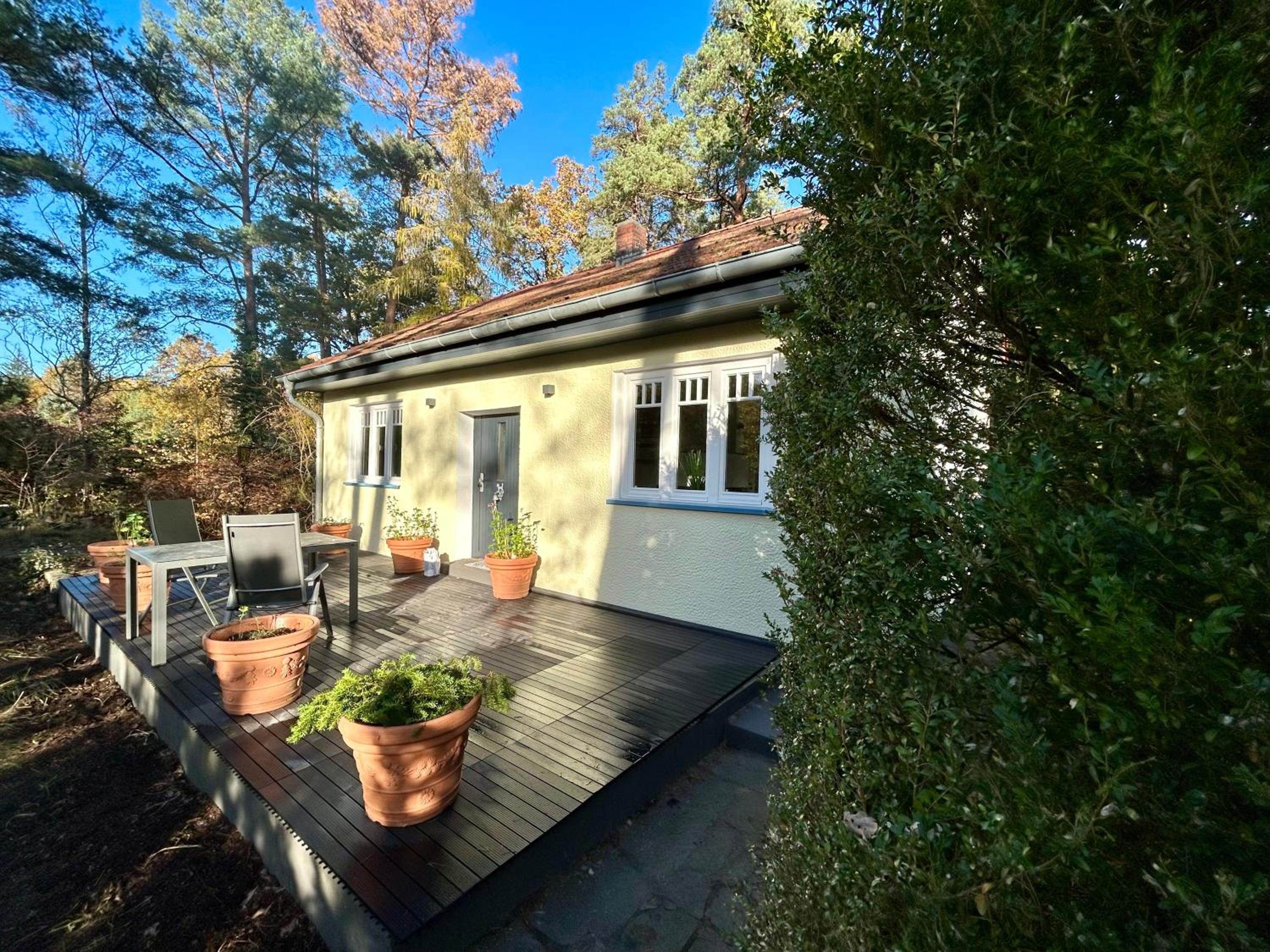 Ferienhaus im Grünen mit Kamin