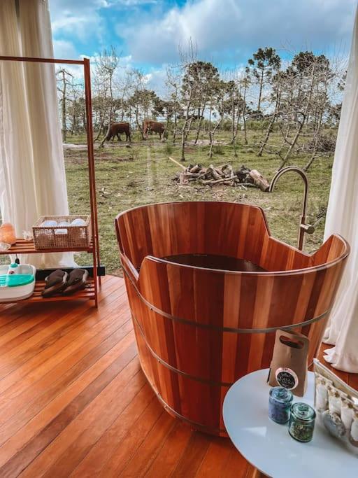 Casa Di Legno Cabana incrível com vista para as montanhas