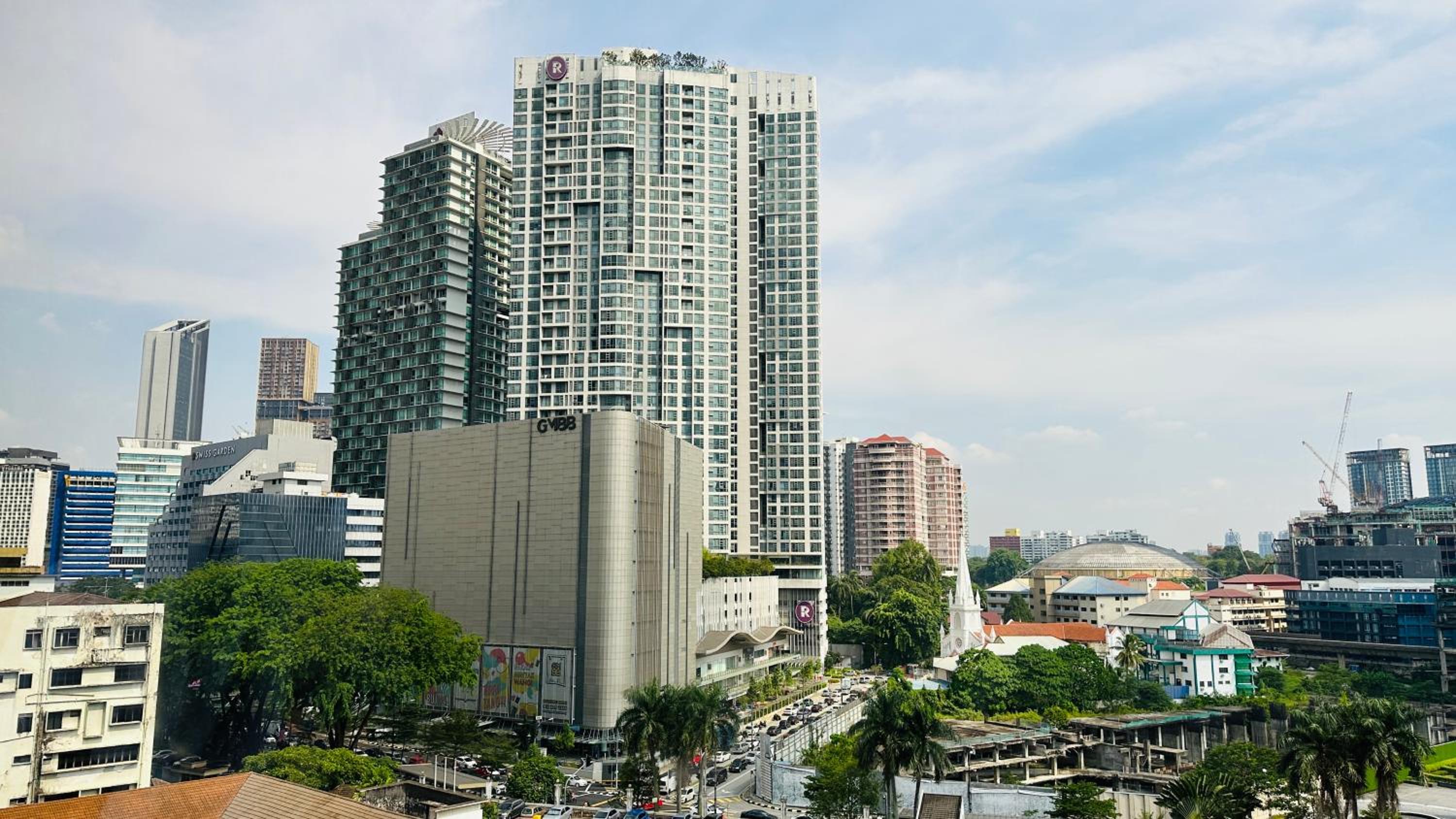 Skyline view in Bukit Bintang The Robertson 42f