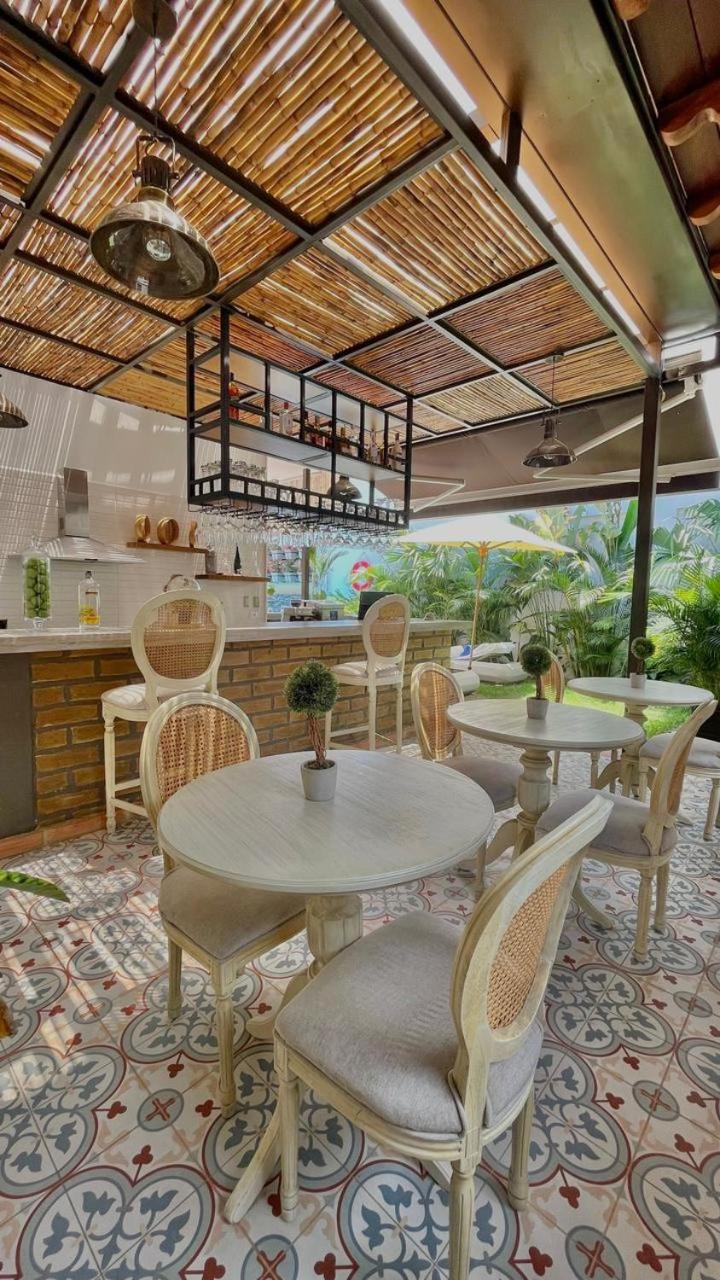 outdoor BBQ area
