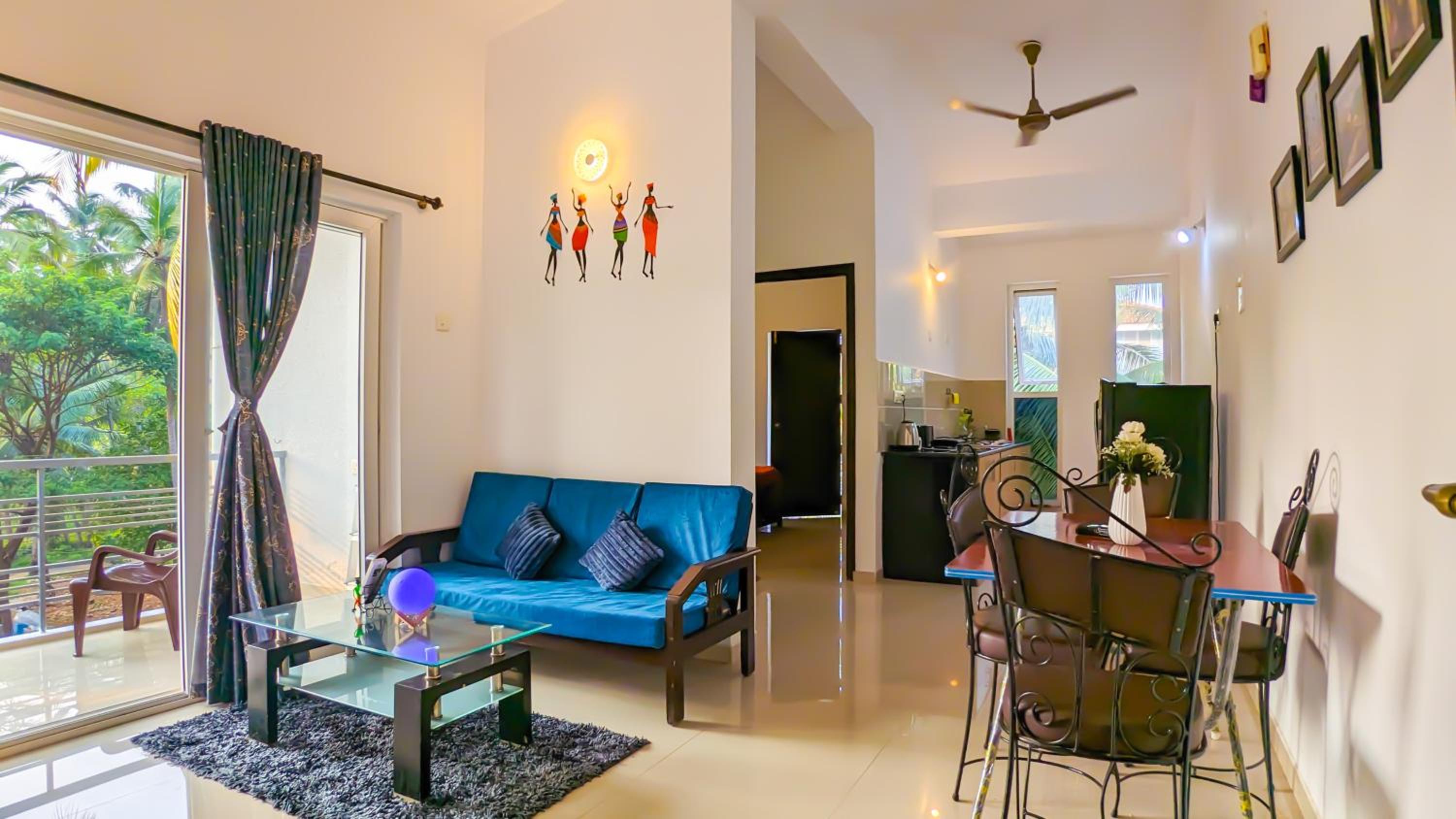 Poolside Paradise 1Bhk Luxury Apartment in Siolim. view 2
