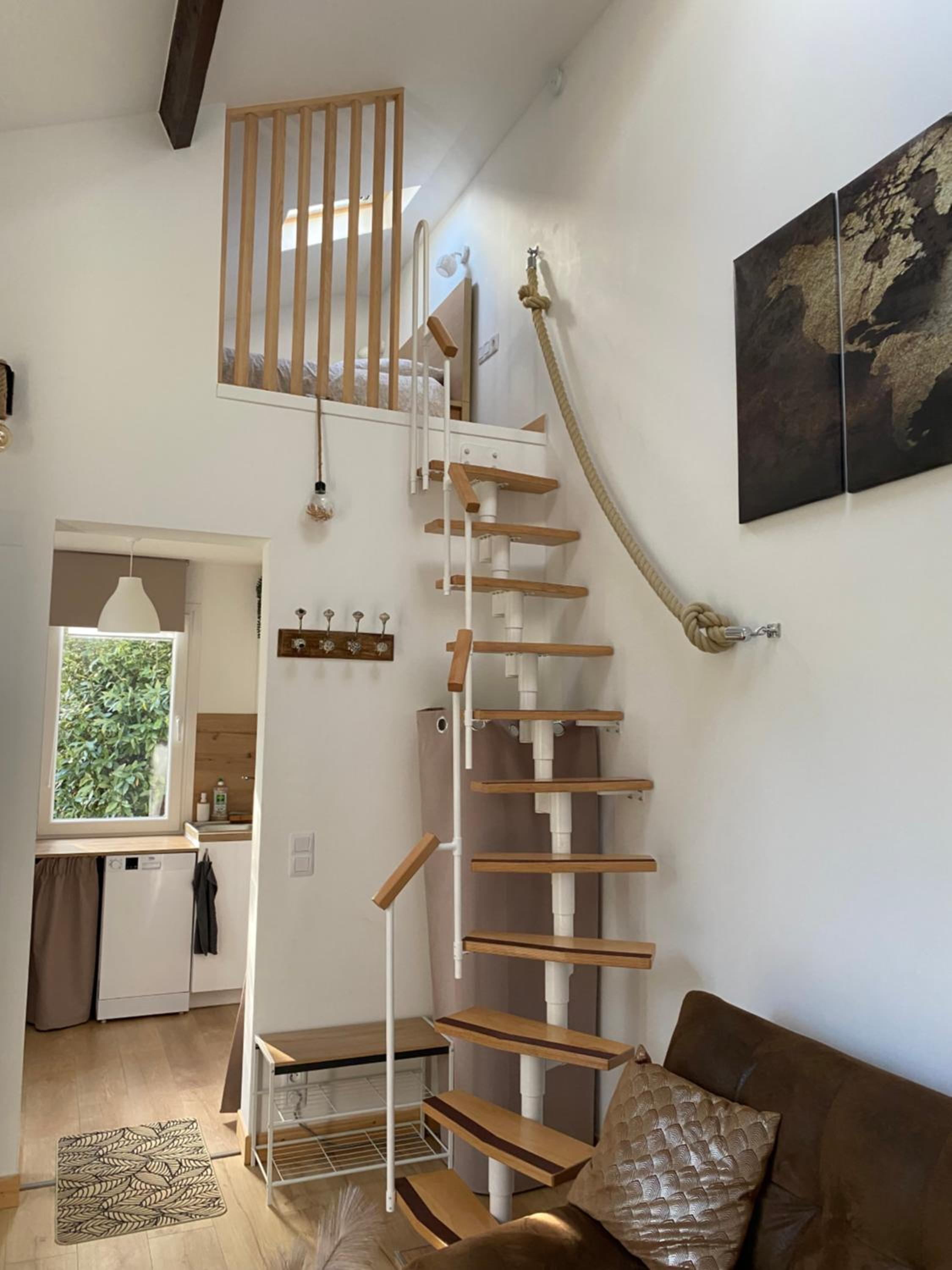 The Little Oak - tiny house with bed on mezzanine & terrace - from 1 to 4 p Disney, Paris & CDG