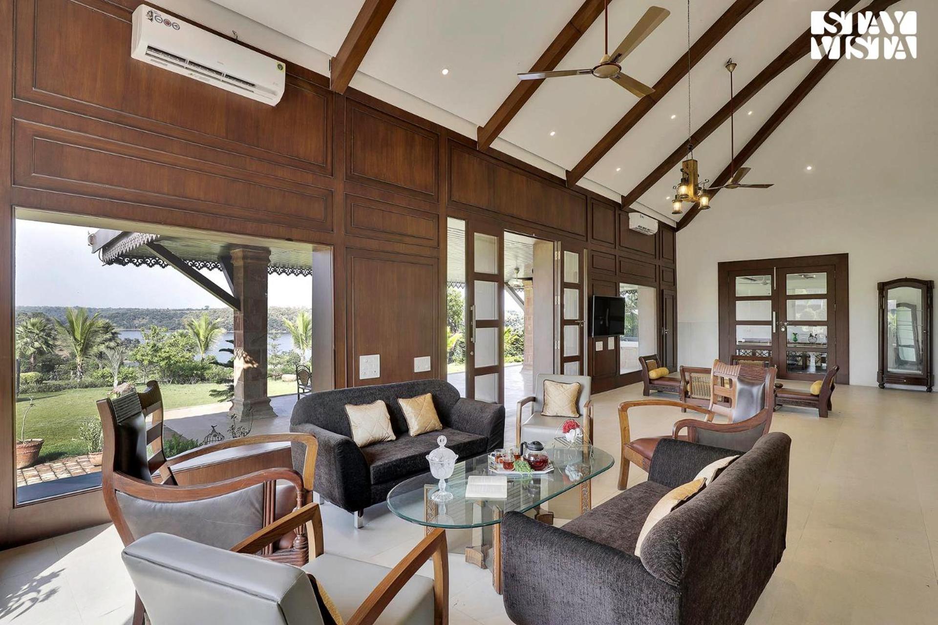 StayVista's Lakeside Whispers - Lake & Mountain-View Villa with Lawn & Indoor-Outdoor Games view 5