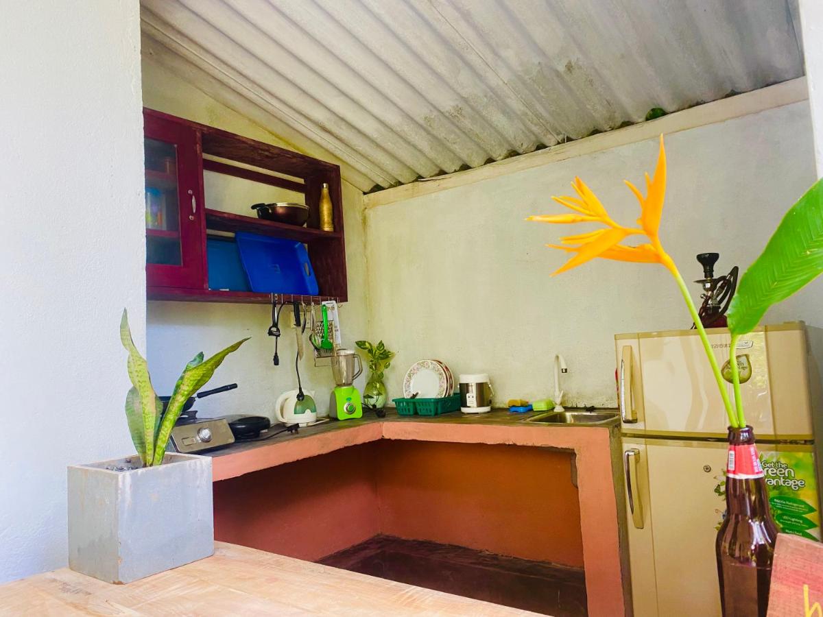 outdoor BBQ area