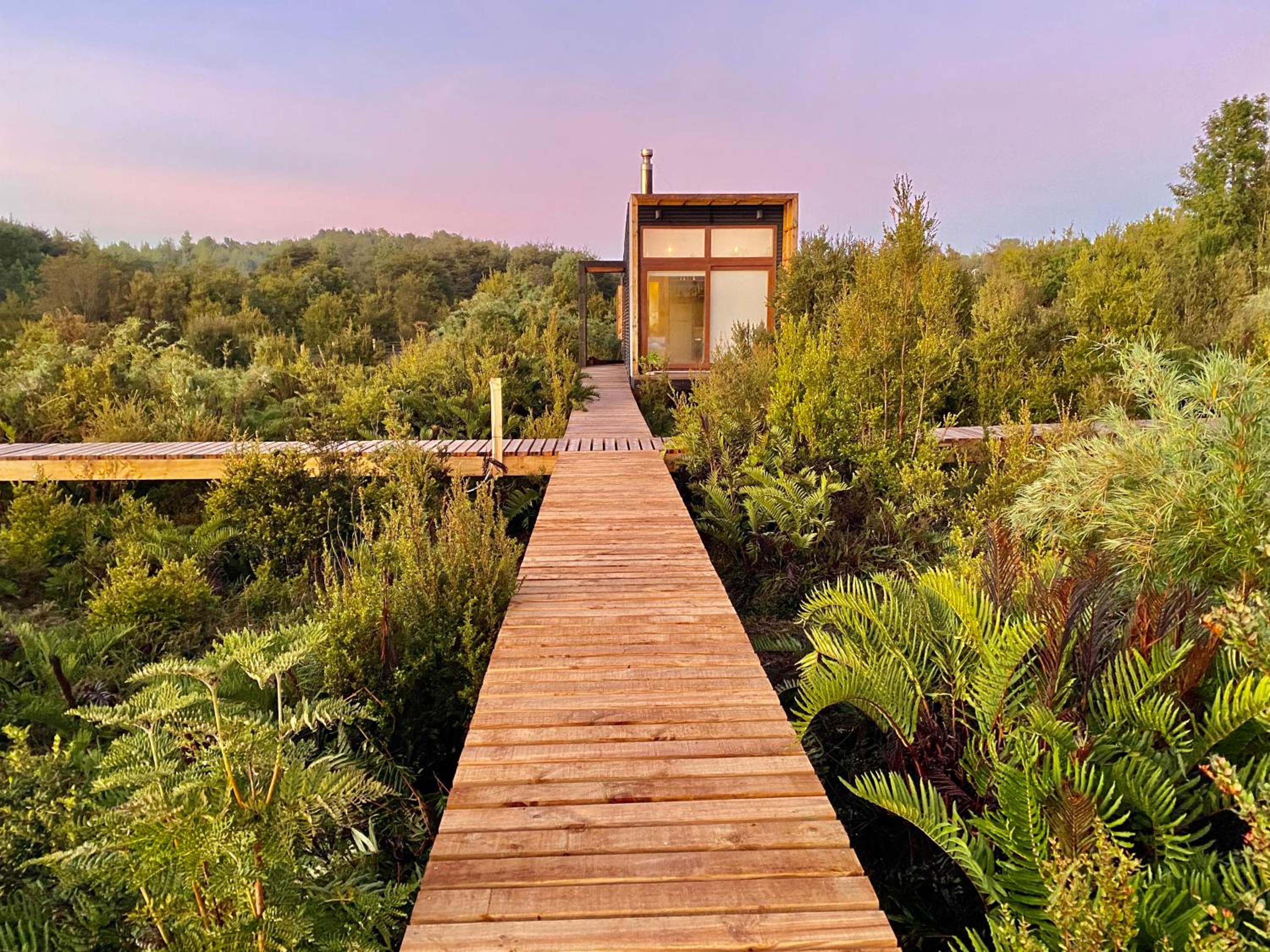 Pichi II Calbuco - Tiny house cabin facing the lagoon