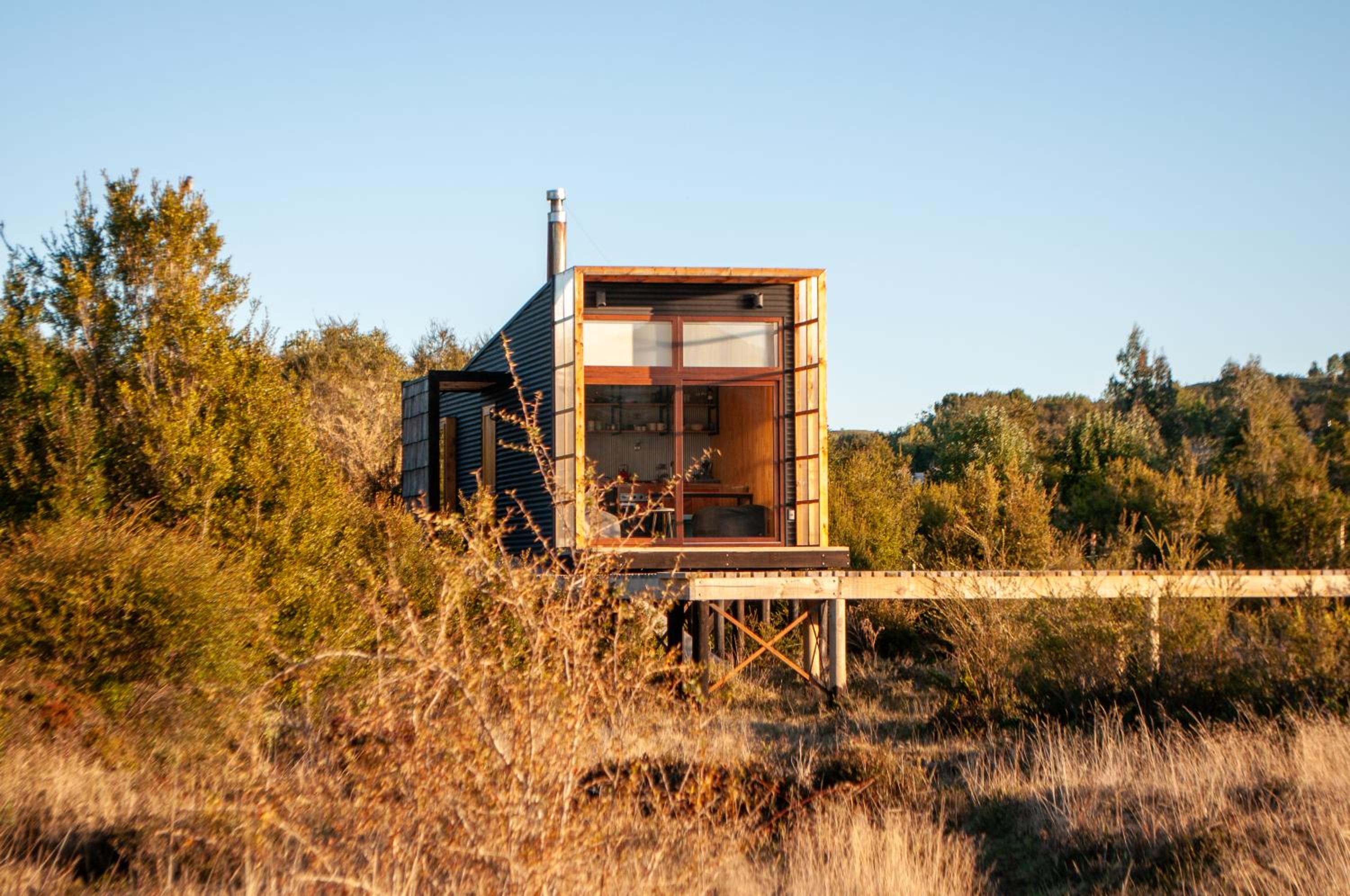 Pichi I Calbuco - Tiny house-style cabin facing the lagoon