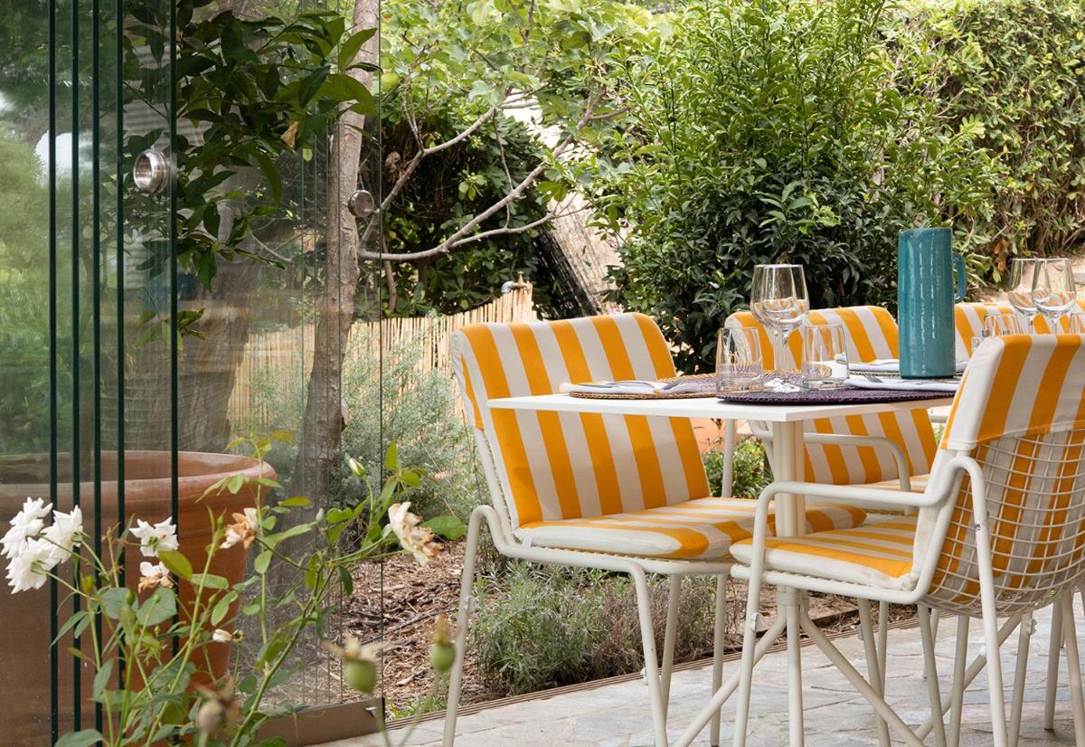 outdoor BBQ area