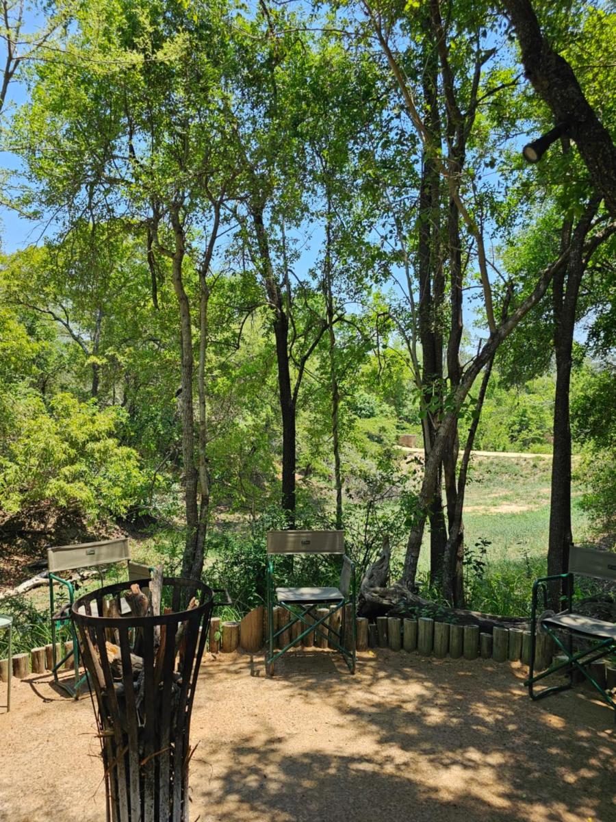 outdoor BBQ area